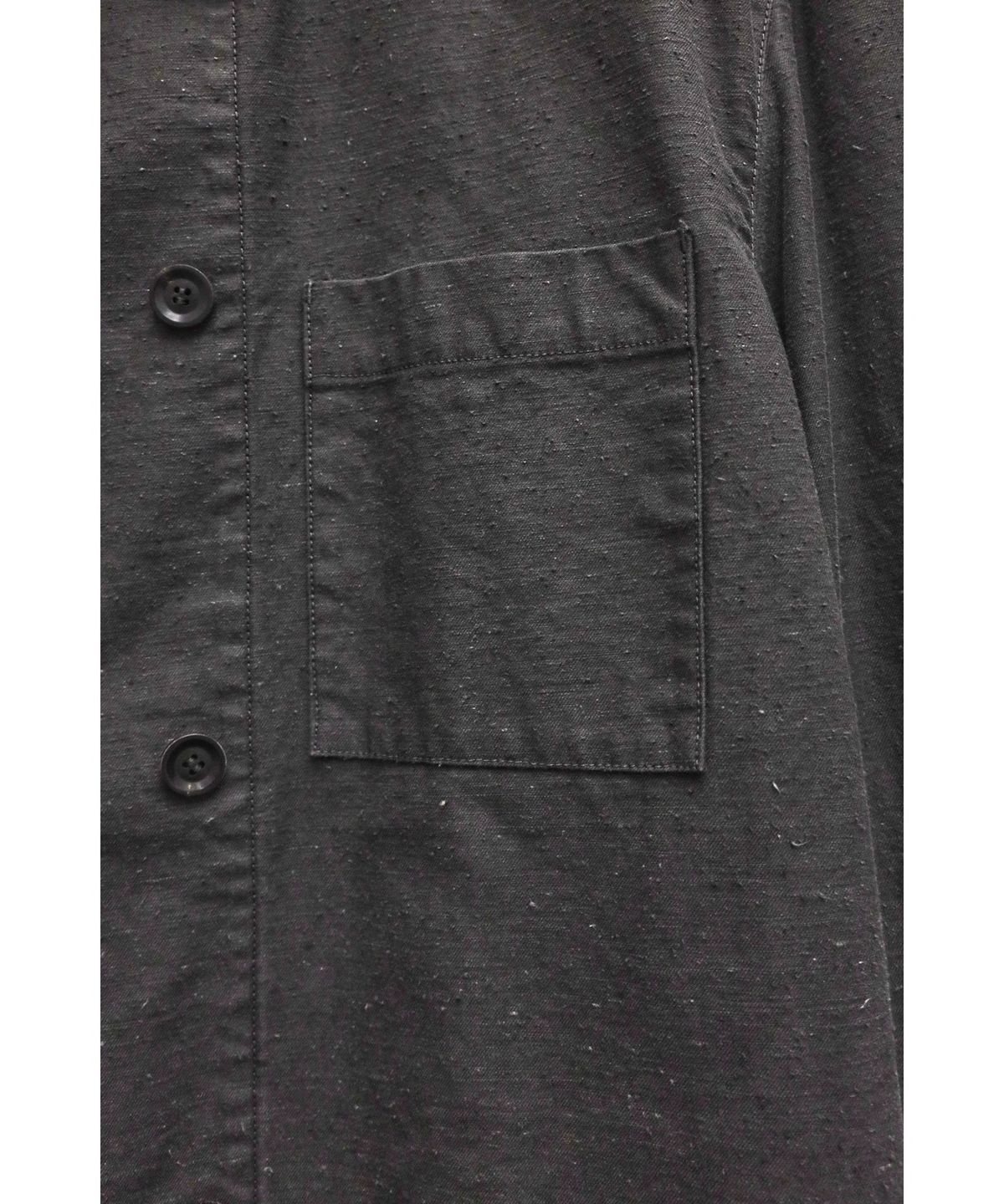 유스(YOUTH) Double Breasted French Work Jacket - Charcoal Grey