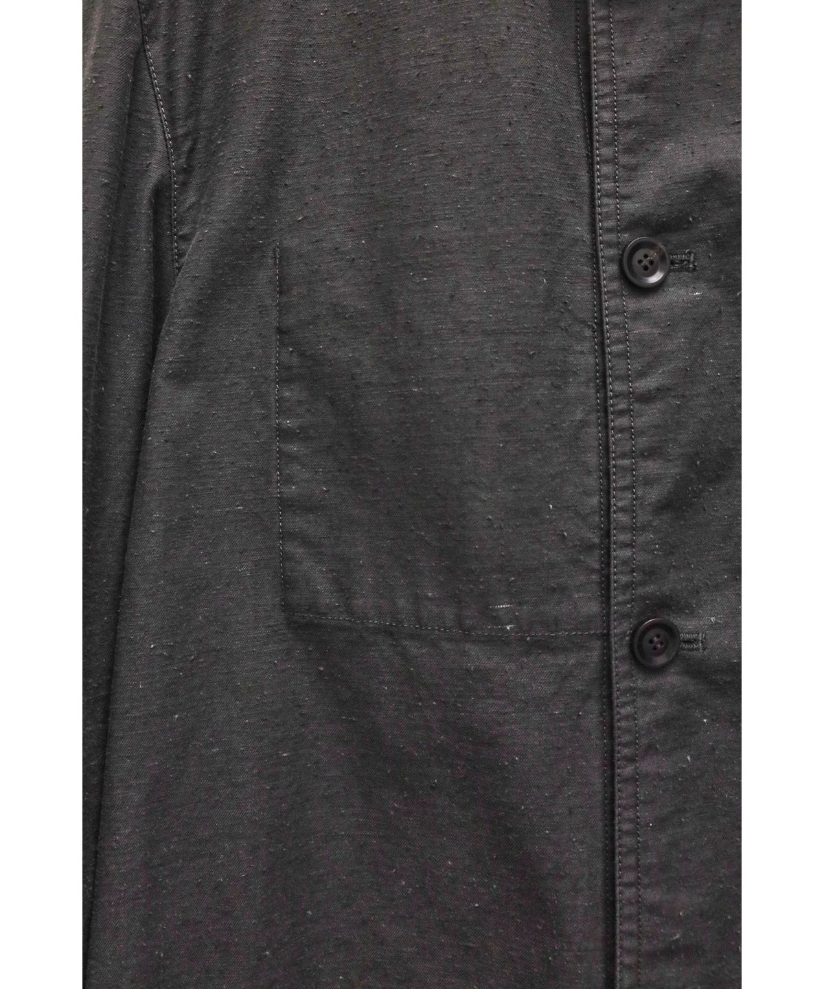 유스(YOUTH) Double Breasted French Work Jacket - Charcoal Grey
