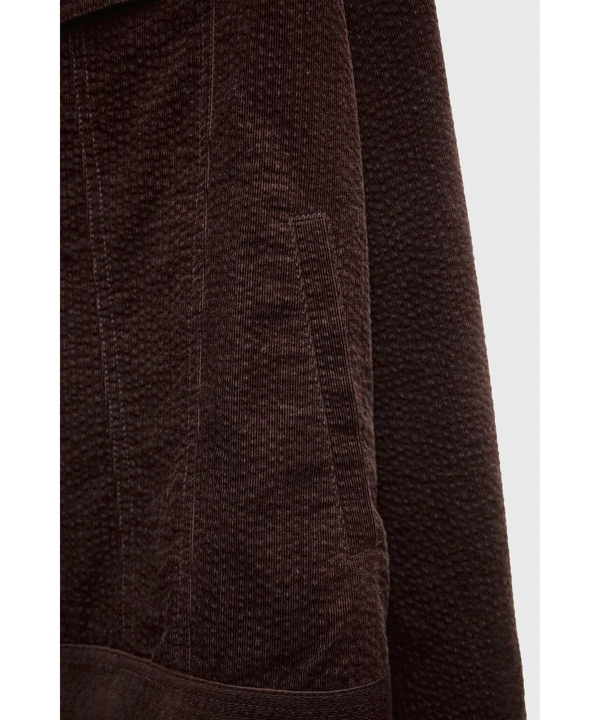 유스(YOUTH) Corduroy Textured Jacket - Brown