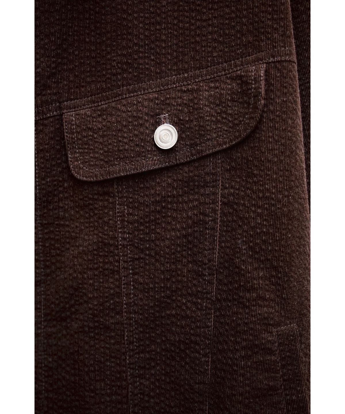 유스(YOUTH) Corduroy Textured Jacket - Brown