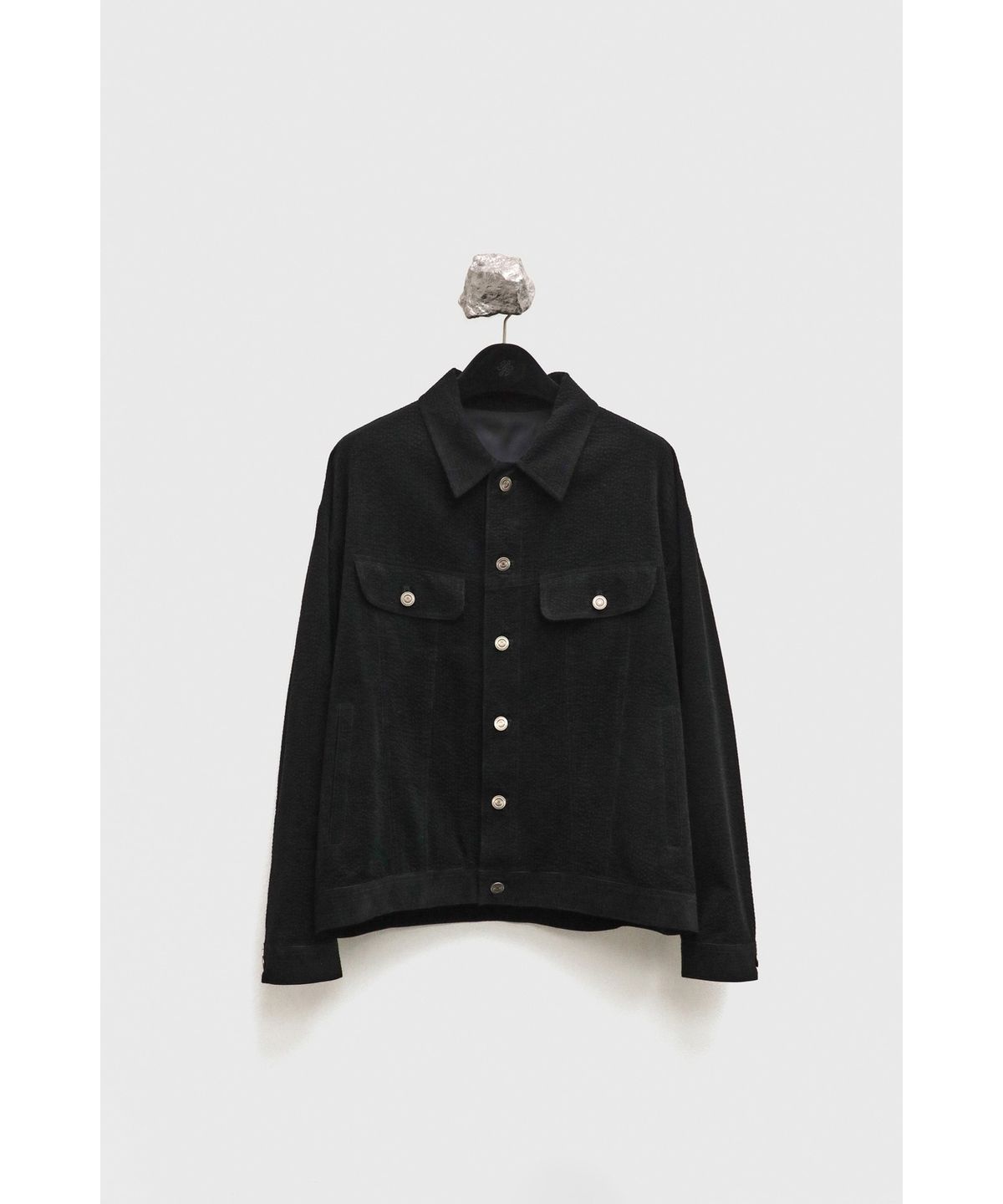 유스(YOUTH) Corduroy Textured Jacket - Black