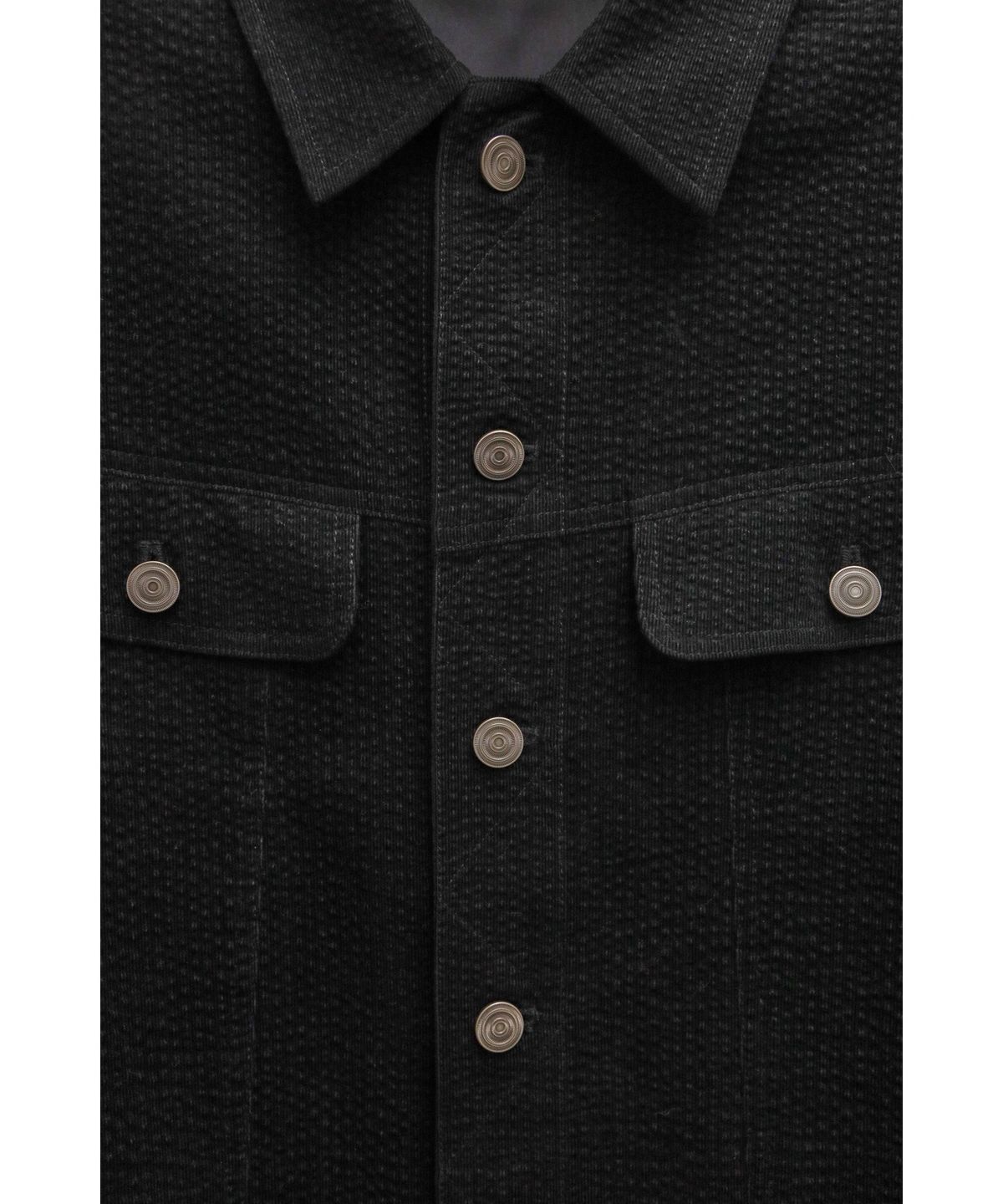 유스(YOUTH) Corduroy Textured Jacket - Black