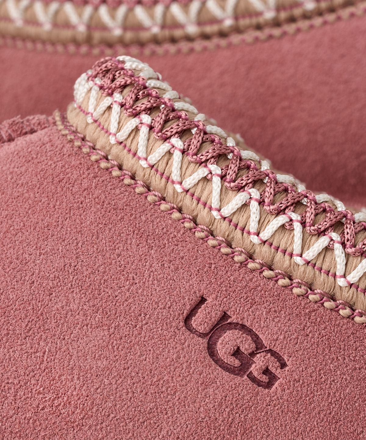 어그(UGG) [WOMEN] 시그니처 스웨이드 타스만 슬리퍼 (타스만 II) - 핑크 던 / 1174470-PDW