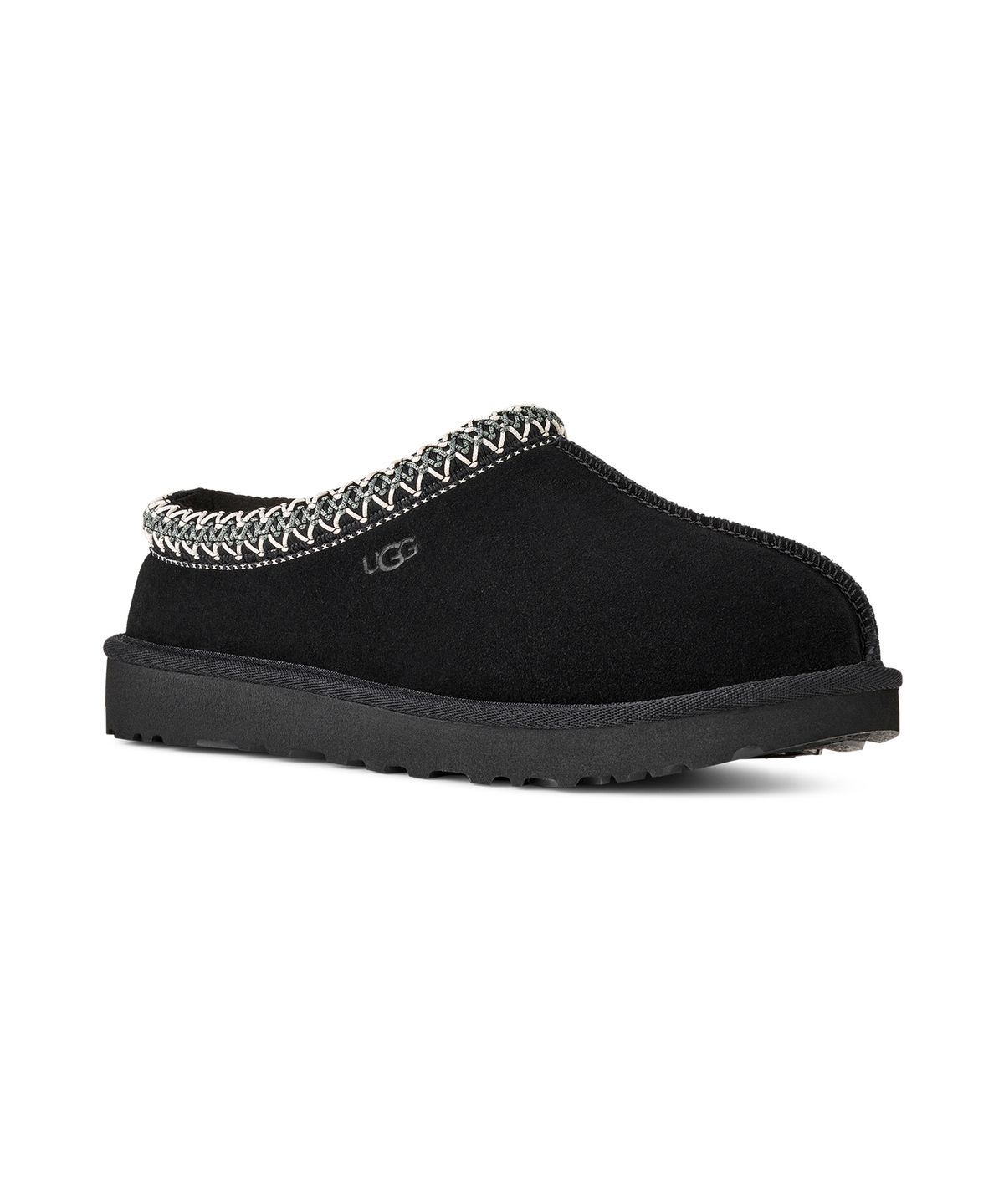 어그(UGG) [WOMEN] 시그니처 스웨이드 타스만 슬리퍼 (타스만 II) - 블랙 / 1174470-BLK