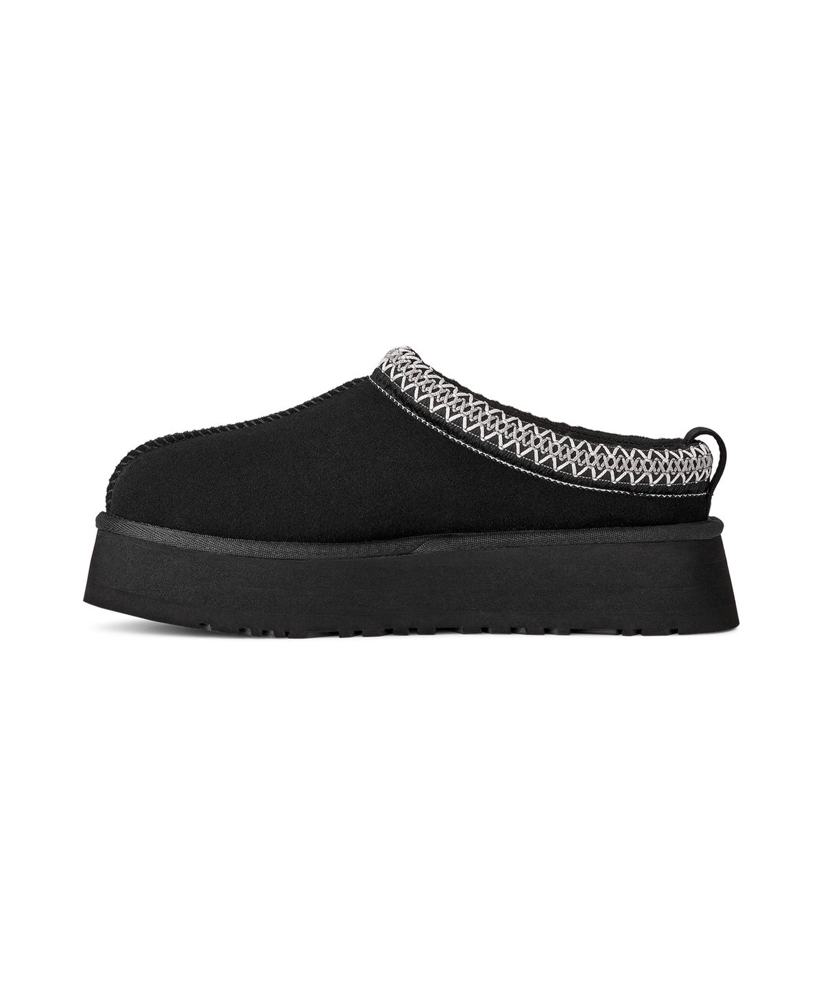 어그(UGG) [WOMEN] 스티치 칼라 플랫폼 슬리퍼 (타즈 II) - 블랙 / 1174471-BLK