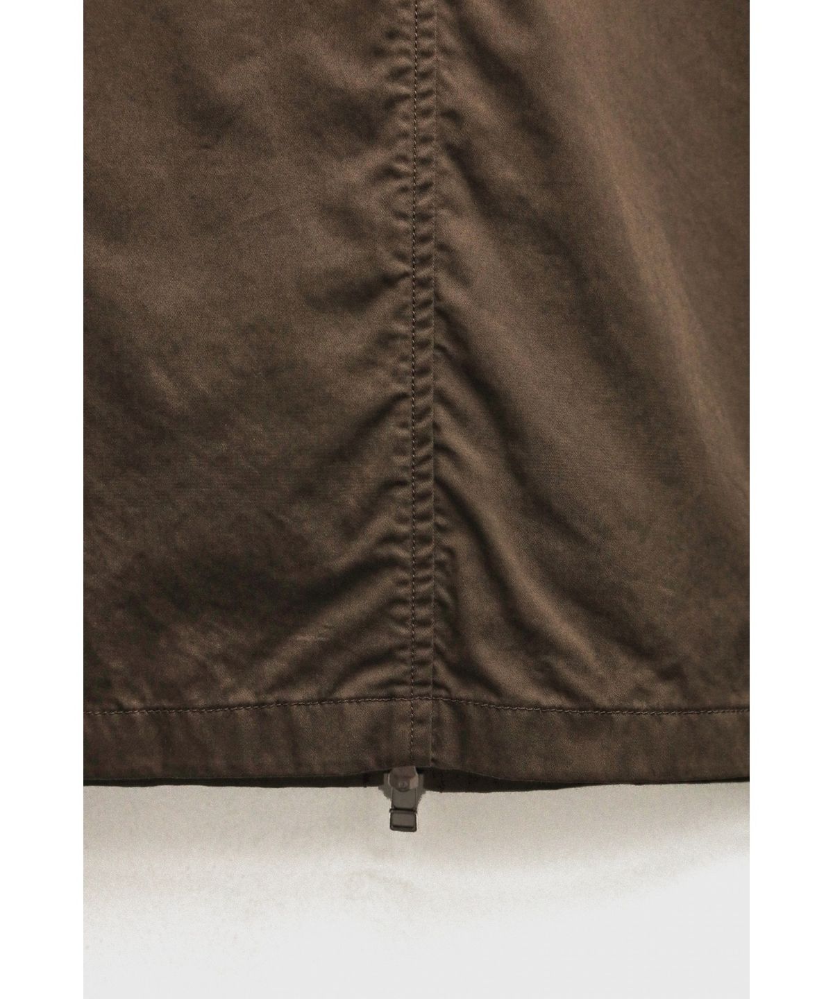 유스(YOUTH) Washed Cotton Zip-up Jacket - Olive