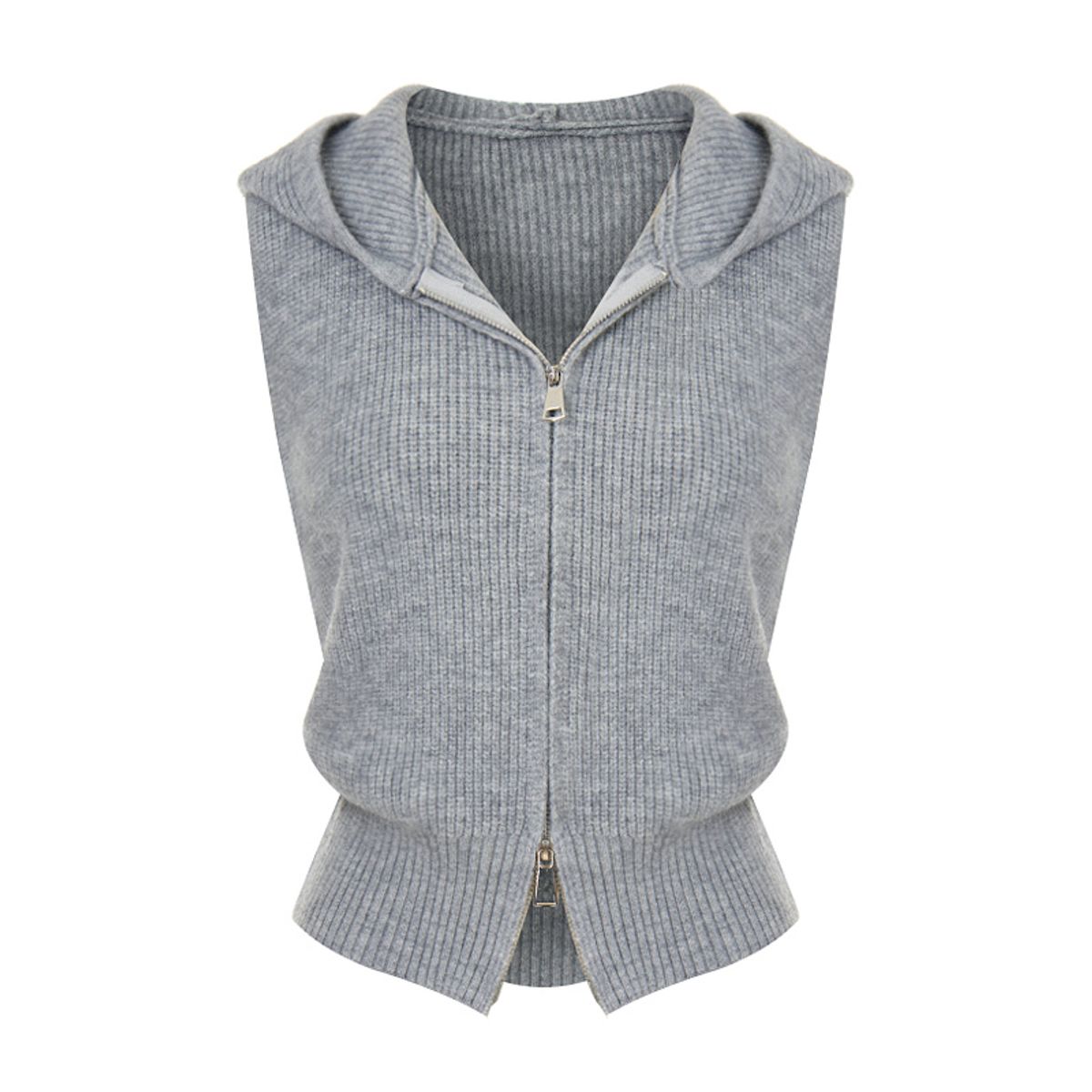 샐리(SELLY'S) 후드투웨이집업니트베스트_I5C-CVT001