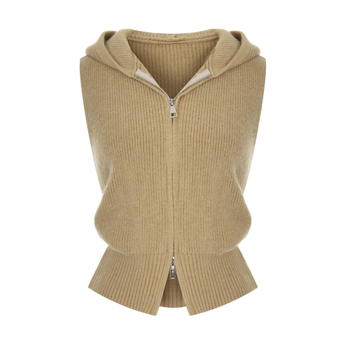 샐리(SELLY'S) 후드투웨이집업니트베스트_I5C-CVT001