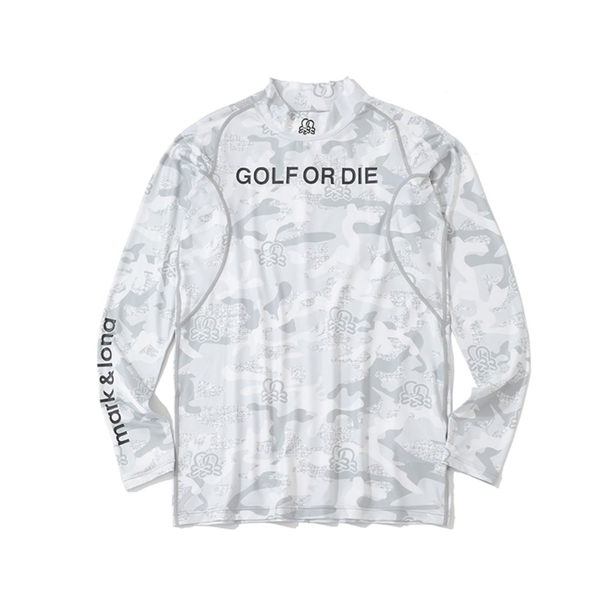 마크앤로나(MARK&LONA) M GN CAMO PATTERN MOCK-NECK LS T-SHIRTS LR3IU02M