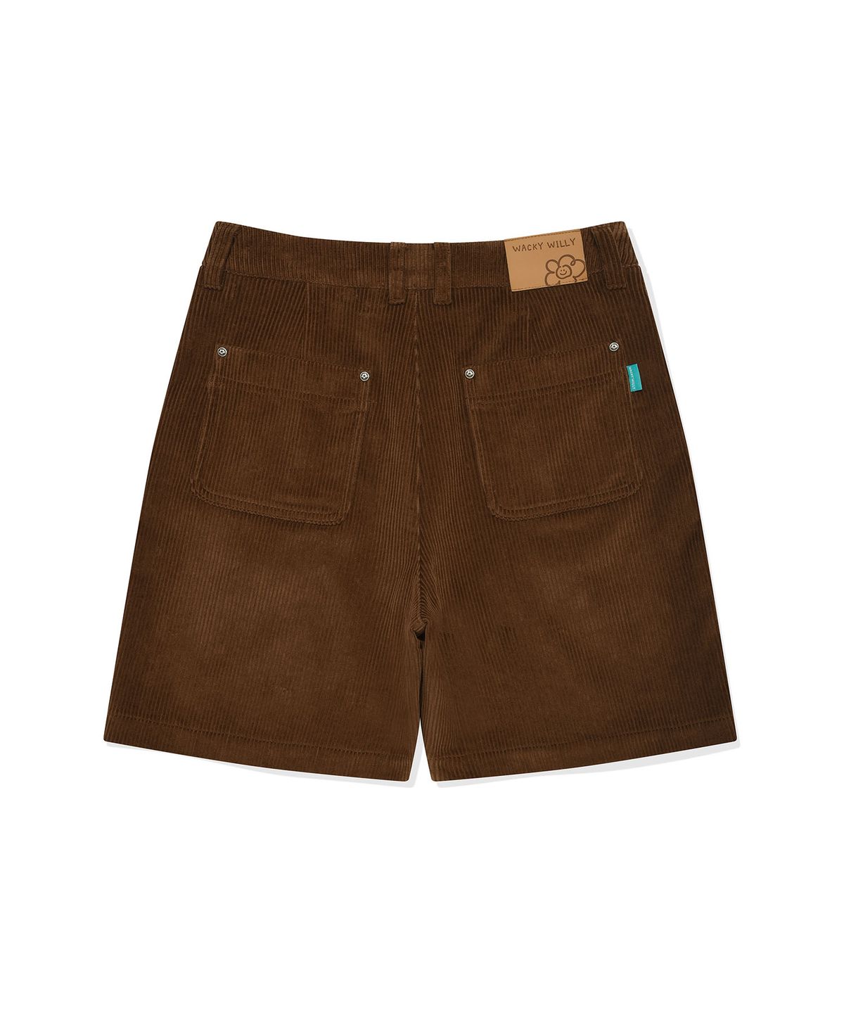 와키윌리(WACKY WILLY) 우먼스 코듀로이 버뮤다팬츠 브라운