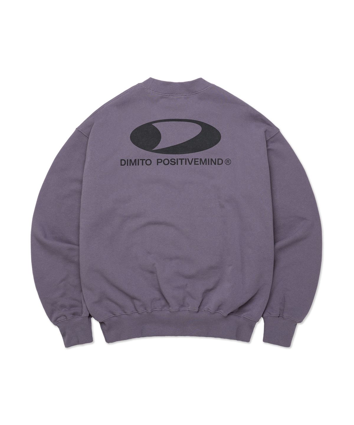 디미토(DIMITO) CIRCLE LOGO SWEATSHIRT PURPLE ASH