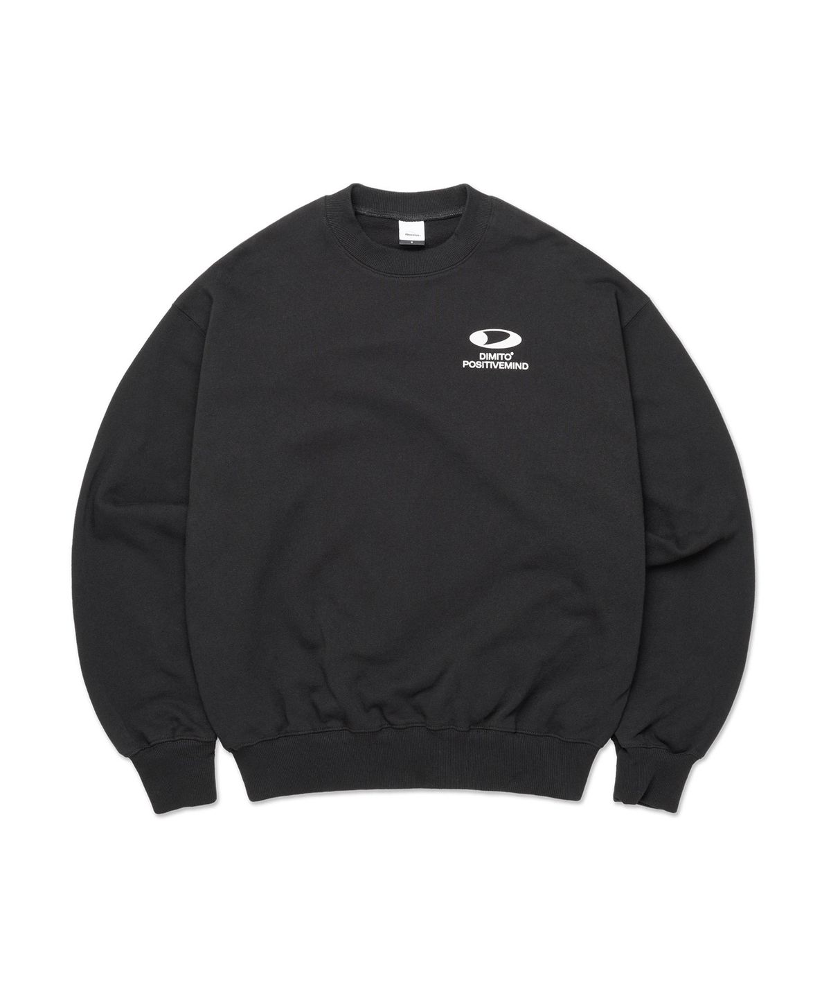디미토(DIMITO) CIRCLE LOGO SWEATSHIRT BLACK