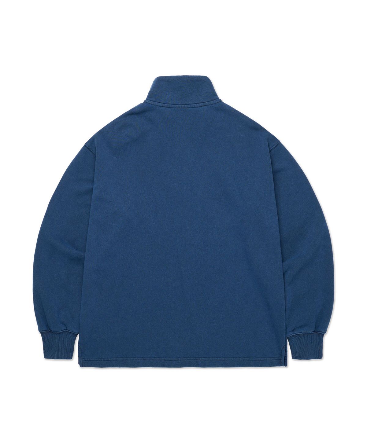 디미토(DIMITO) WASHED HALF ZIP SWEATSHIRT DEEP SEA