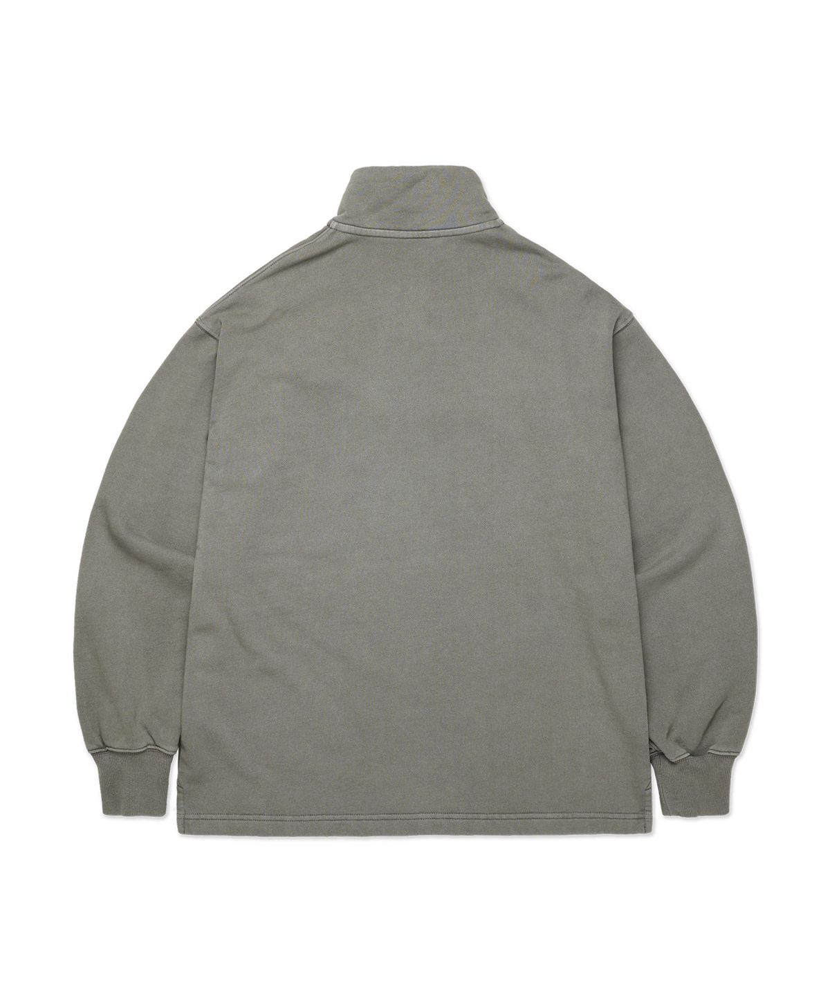 디미토(DIMITO) WASHED HALF ZIP SWEATSHIRT SLATE SAGE