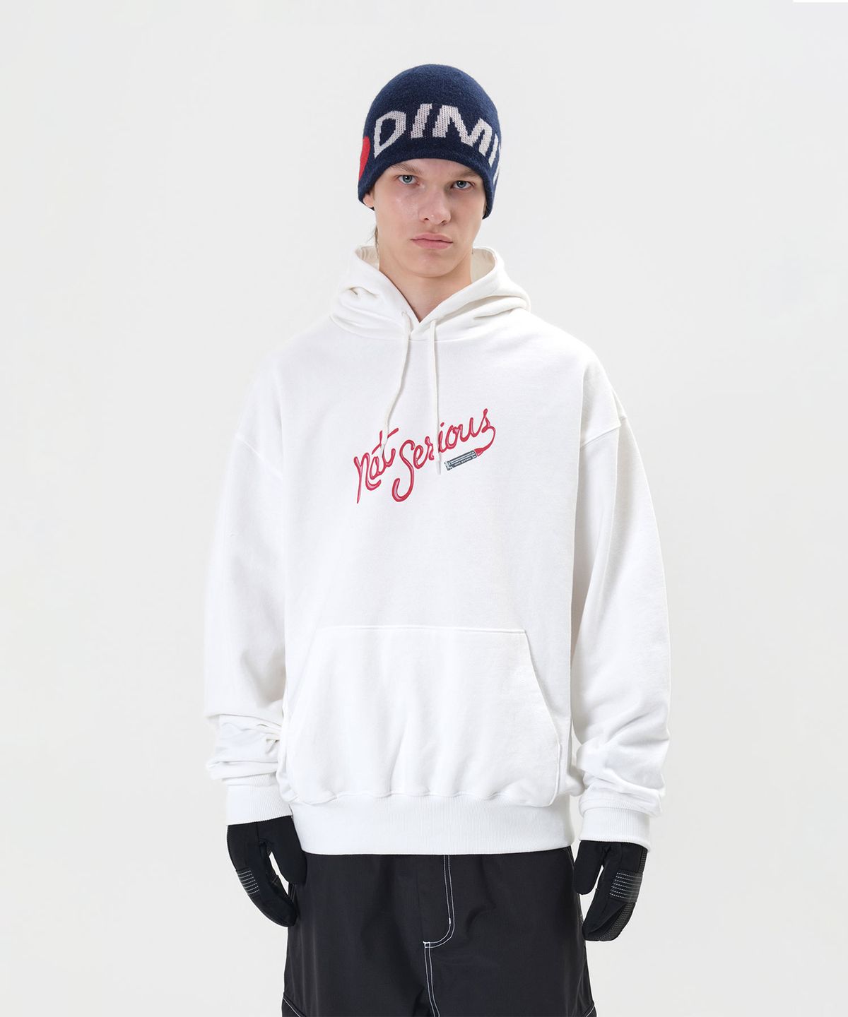 디미토(DIMITO) NS LIP HOODIE WHITE
