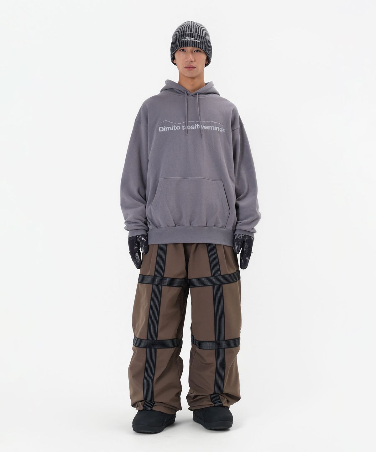디미토(DIMITO) MT OG LOGO HOODIE COOL GREY