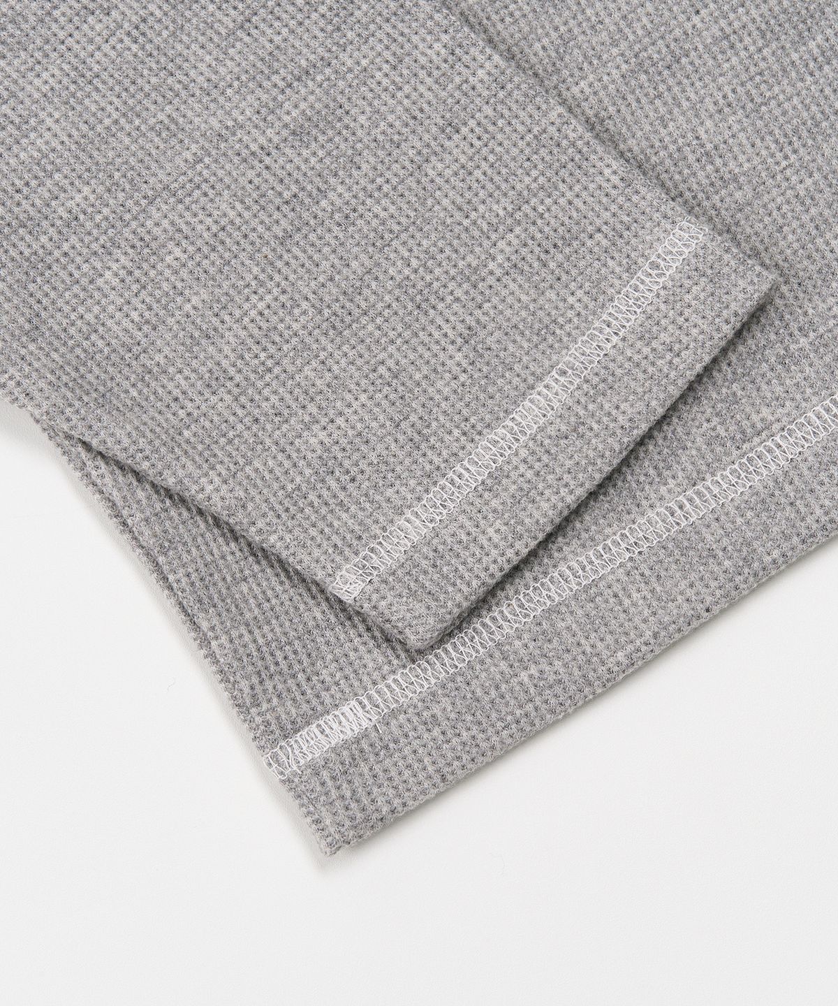 토피(TOFFEE) 스티치 와플 롱 슬리브 (GREY)