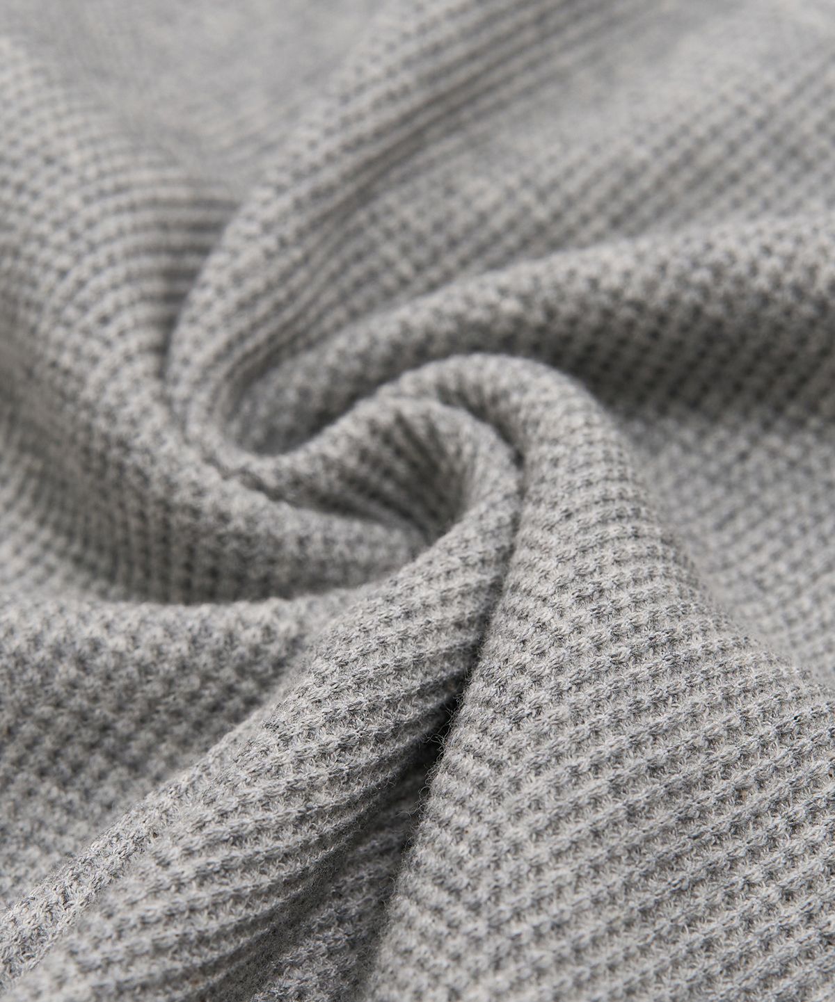 토피(TOFFEE) 스티치 와플 롱 슬리브 (GREY)