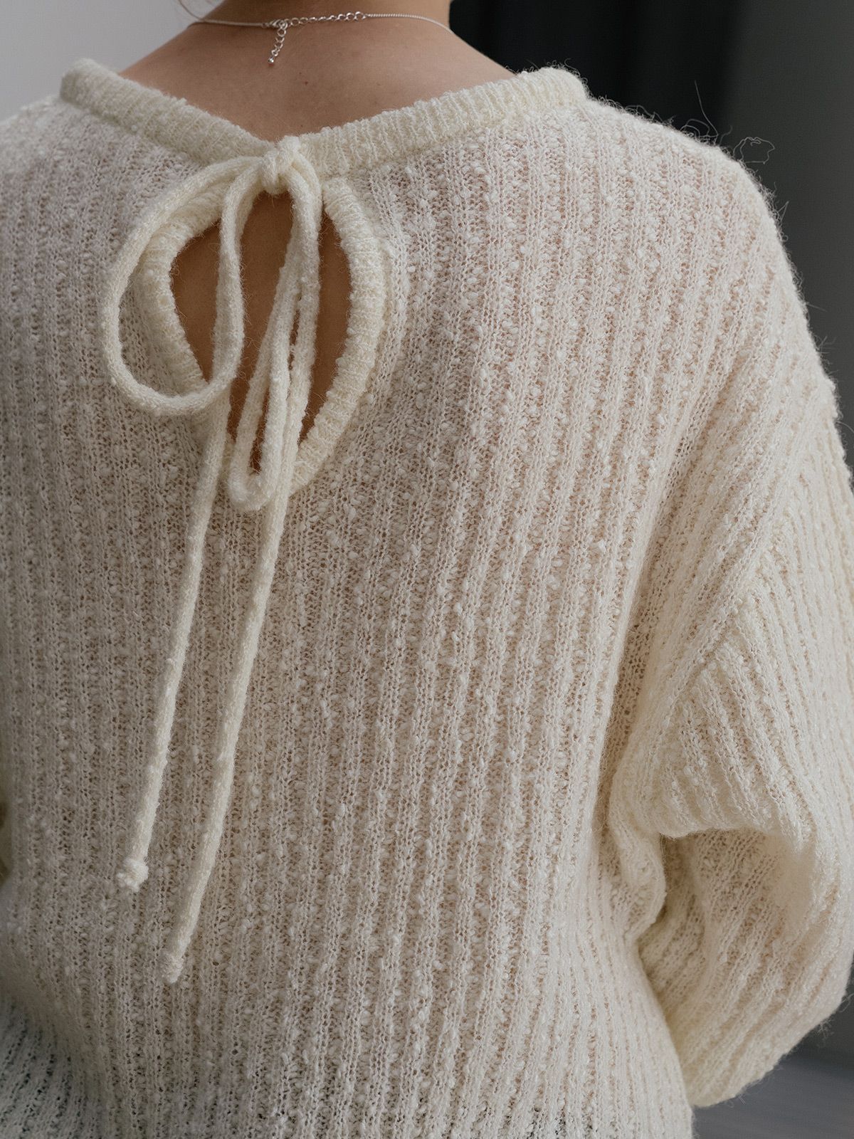 프리버07(FRIVER07) Back ribbon 2way knit [FRFA01NT04]_Ivory