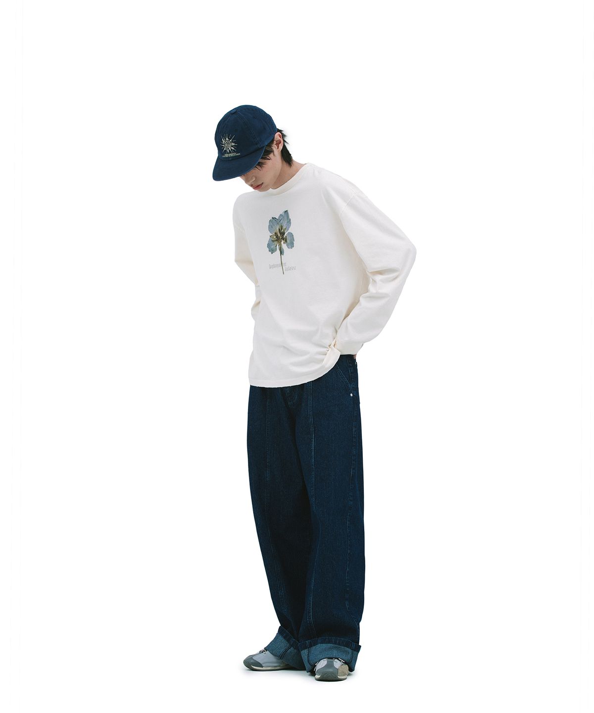 데프가먼츠(DEFGARMENTS) DRY FLOWER LONG SLEEVE [IVORY]