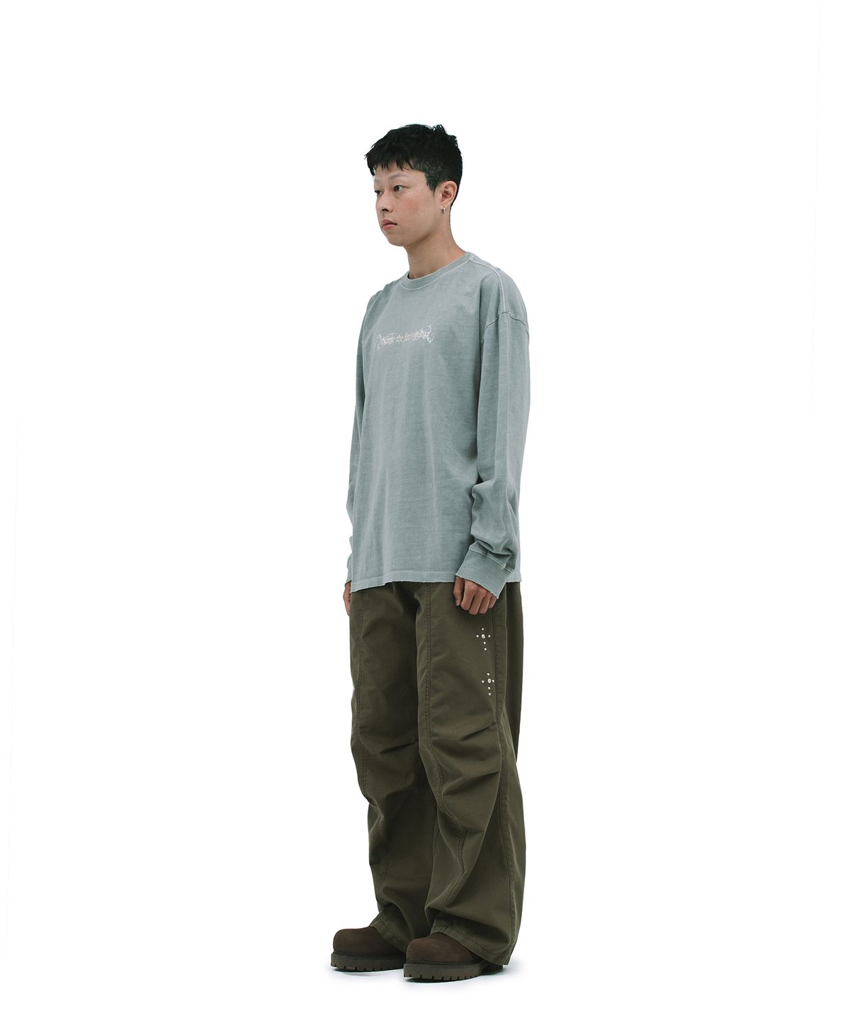 데프가먼츠(DEFGARMENTS) FIX LONG SLEEVE [GRAY]