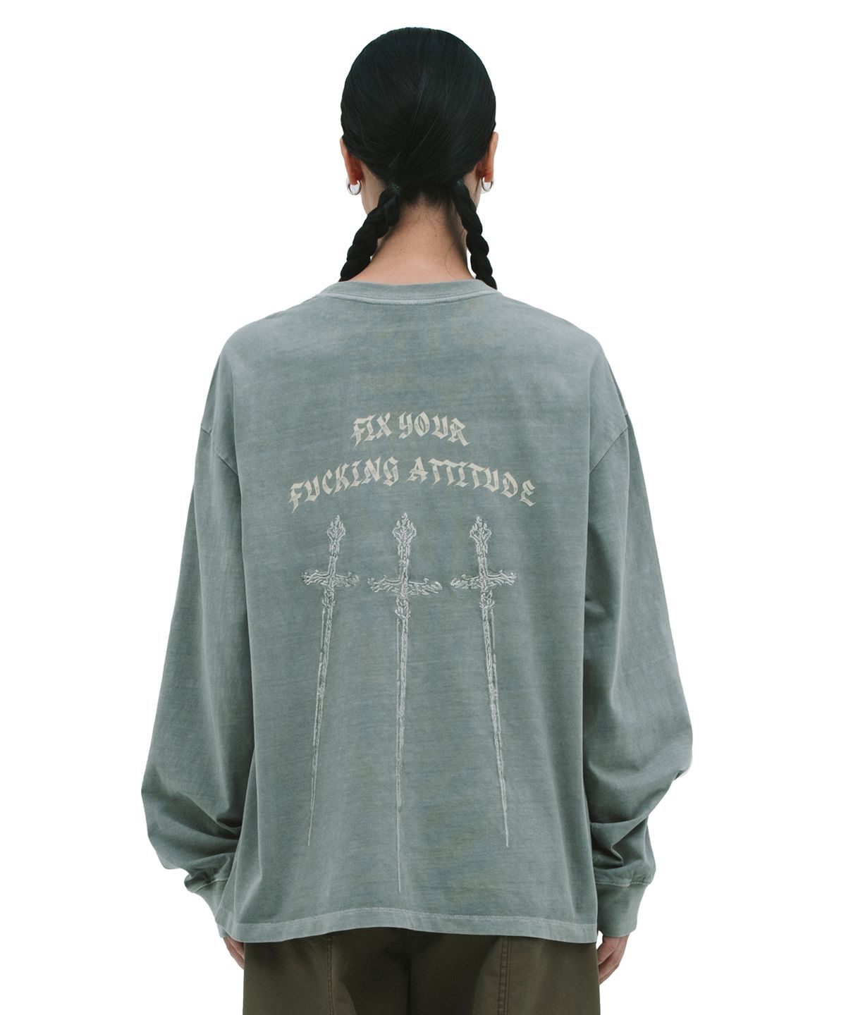 데프가먼츠(DEFGARMENTS) FIX LONG SLEEVE [GRAY]