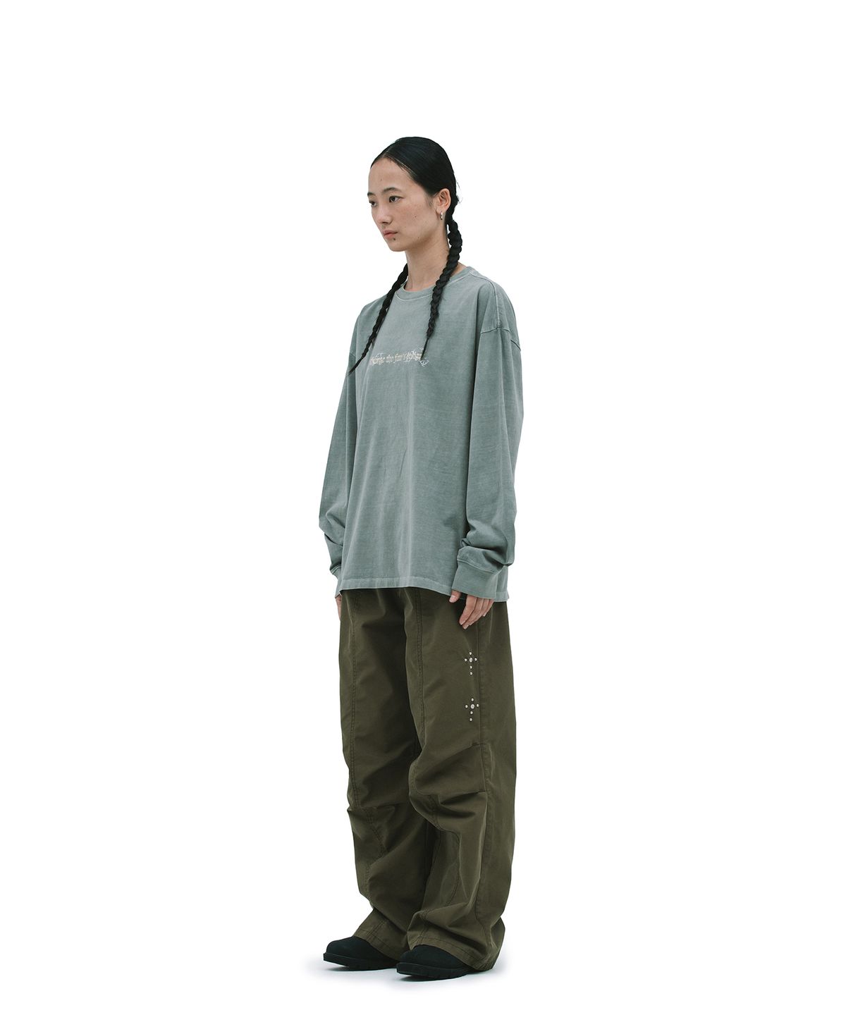 데프가먼츠(DEFGARMENTS) FIX LONG SLEEVE [GRAY]