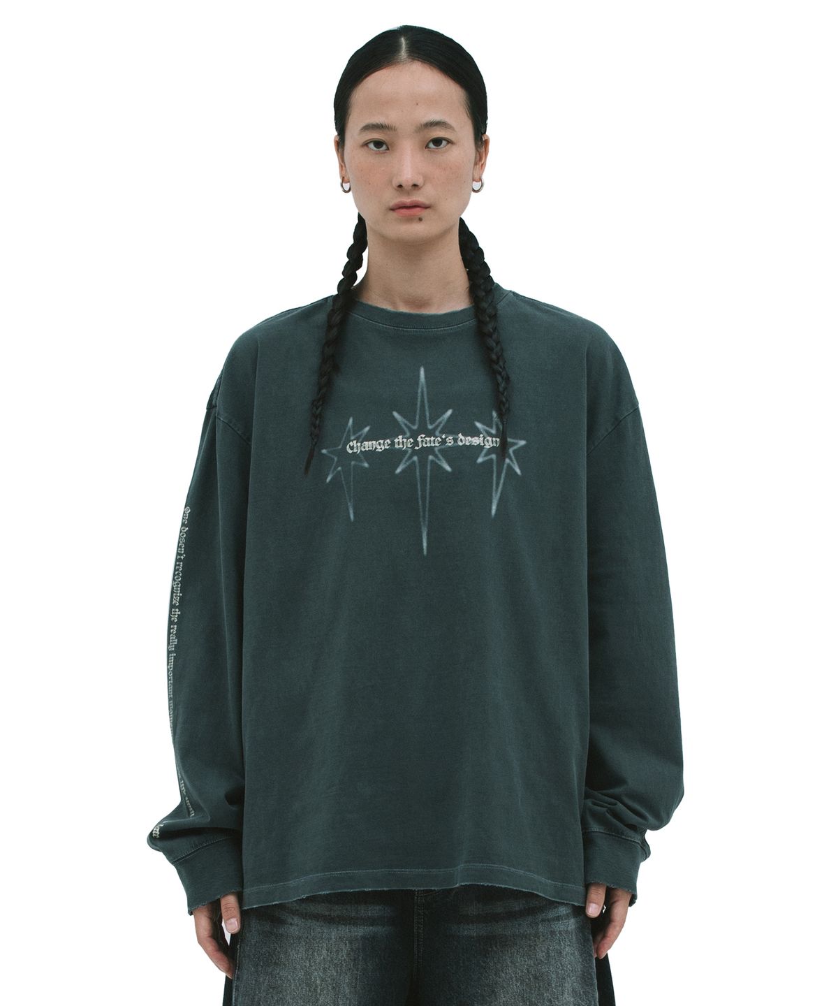 데프가먼츠(DEFGARMENTS) LIGHTNING LONG SLEEVE [CHARCOAL]