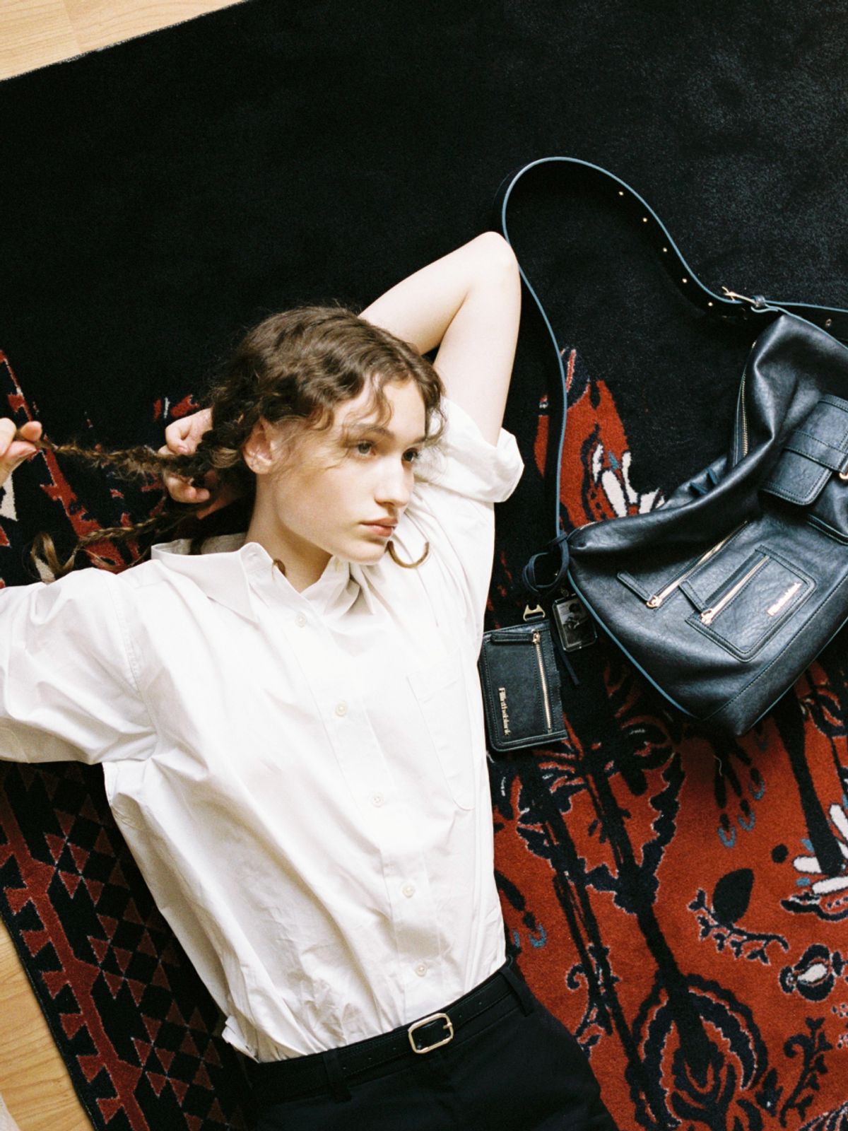 필인더블랭크(FILLINTHEBLANK) Cabinet Bag (grey)