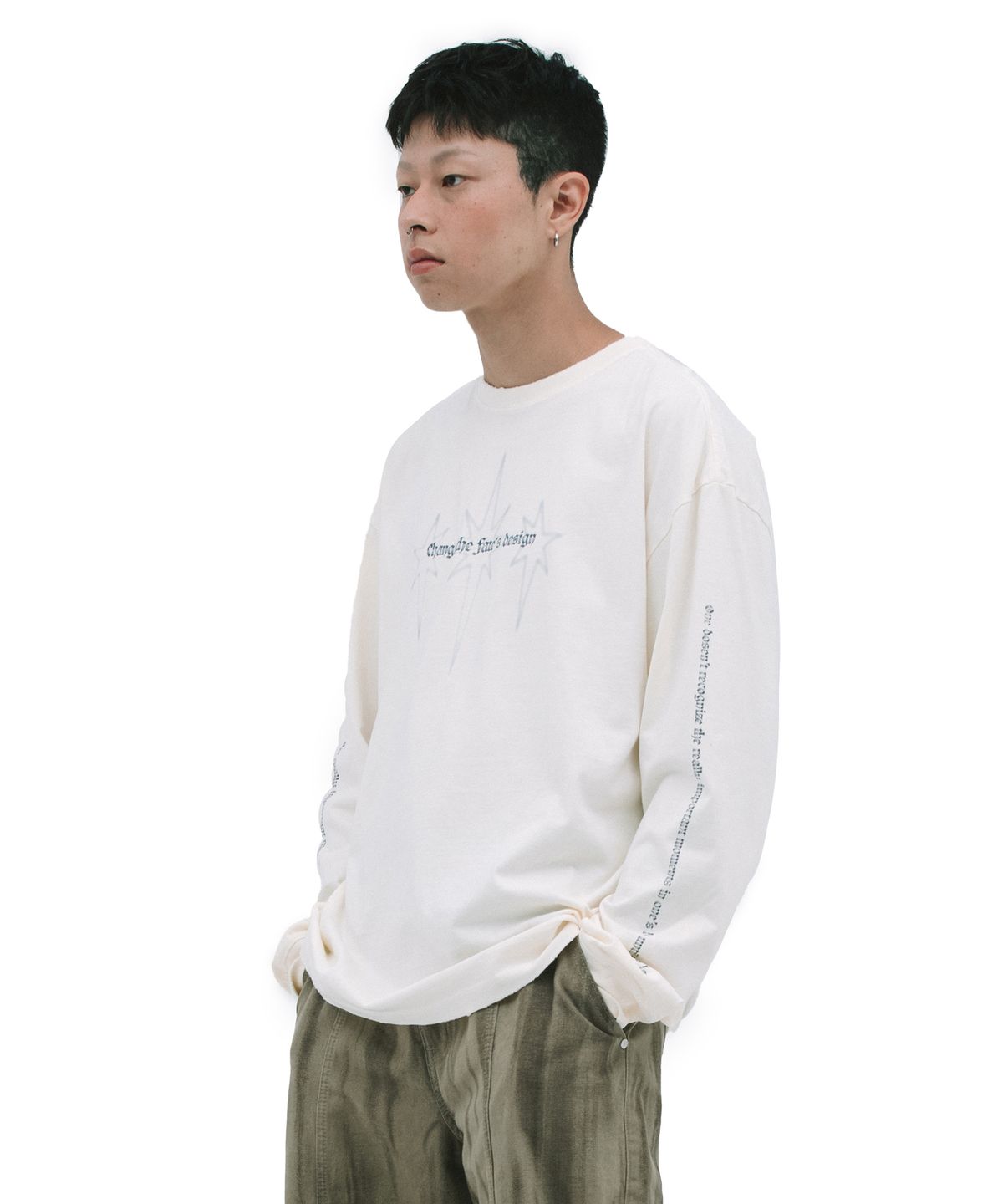 데프가먼츠(DEFGARMENTS) LIGHTNING LONG SLEEVE [IVORY]