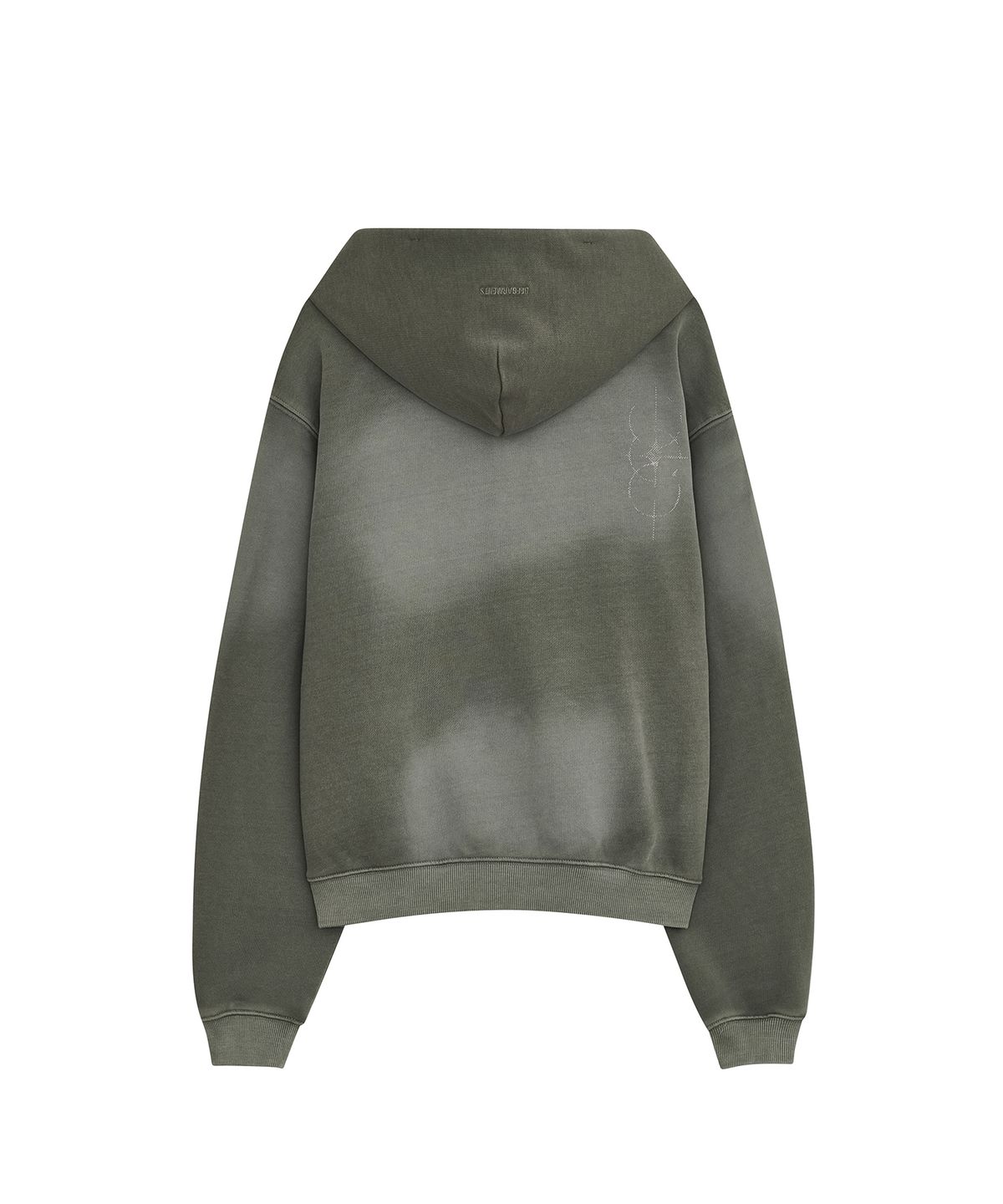 데프가먼츠(DEFGARMENTS) PIG BRUSHED HOOD ZIPUP [KHAKI]