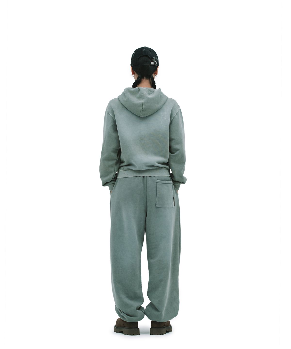 데프가먼츠(DEFGARMENTS) PIG BRUSHED HOOD ZIPUP [KHAKI]