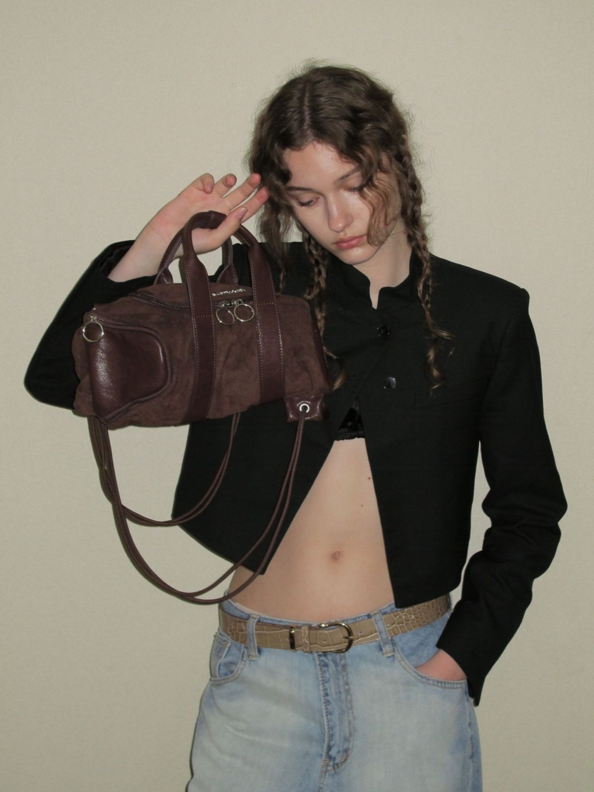 필인더블랭크(FILLINTHEBLANK) Gig 3-way Bag (brown)