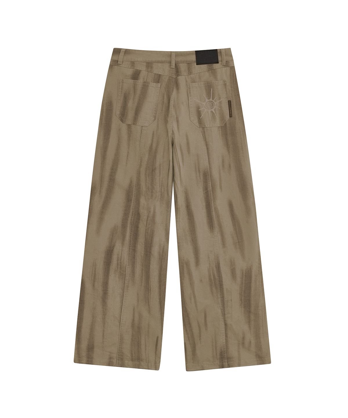 데프가먼츠(DEFGARMENTS) BLUSHED PARACHUTE PANTS [BROWN]