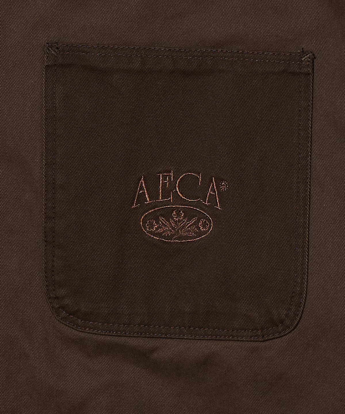 에이카화이트(AECA) AECA 2TONE WASHED FIELD JACKET-BROWN