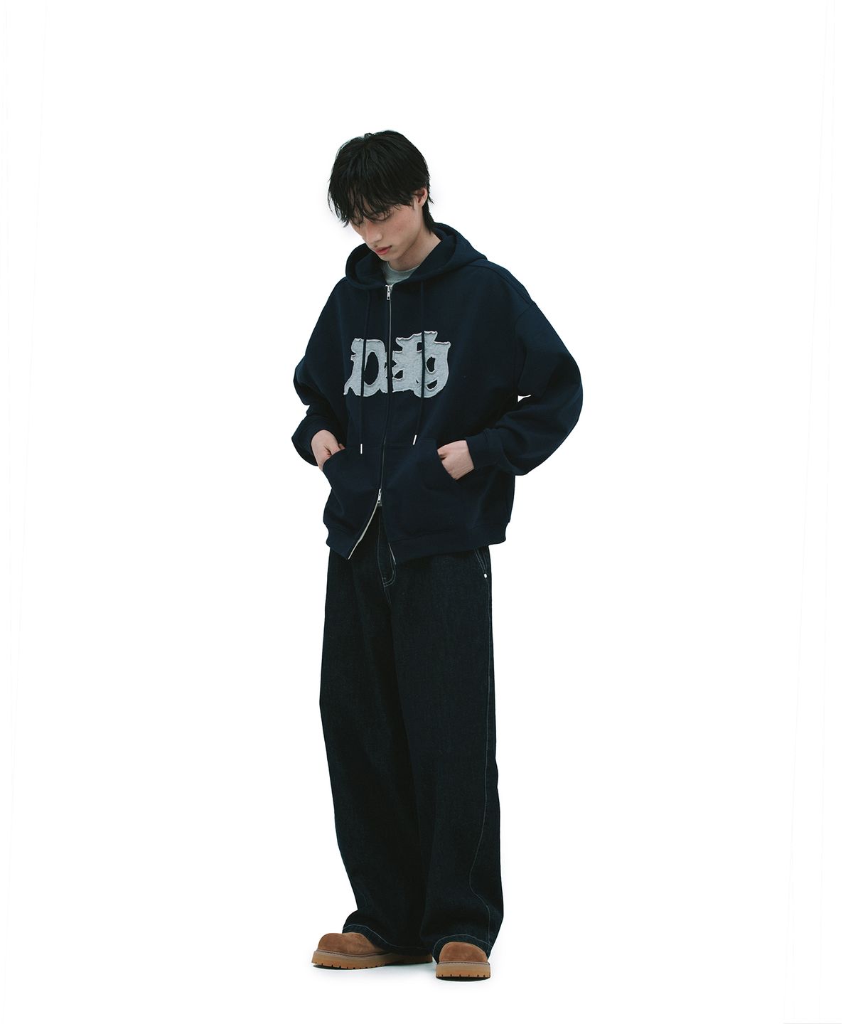 데프가먼츠(DEFGARMENTS) INDIGO BUCKLE PANTS [INDIGO]