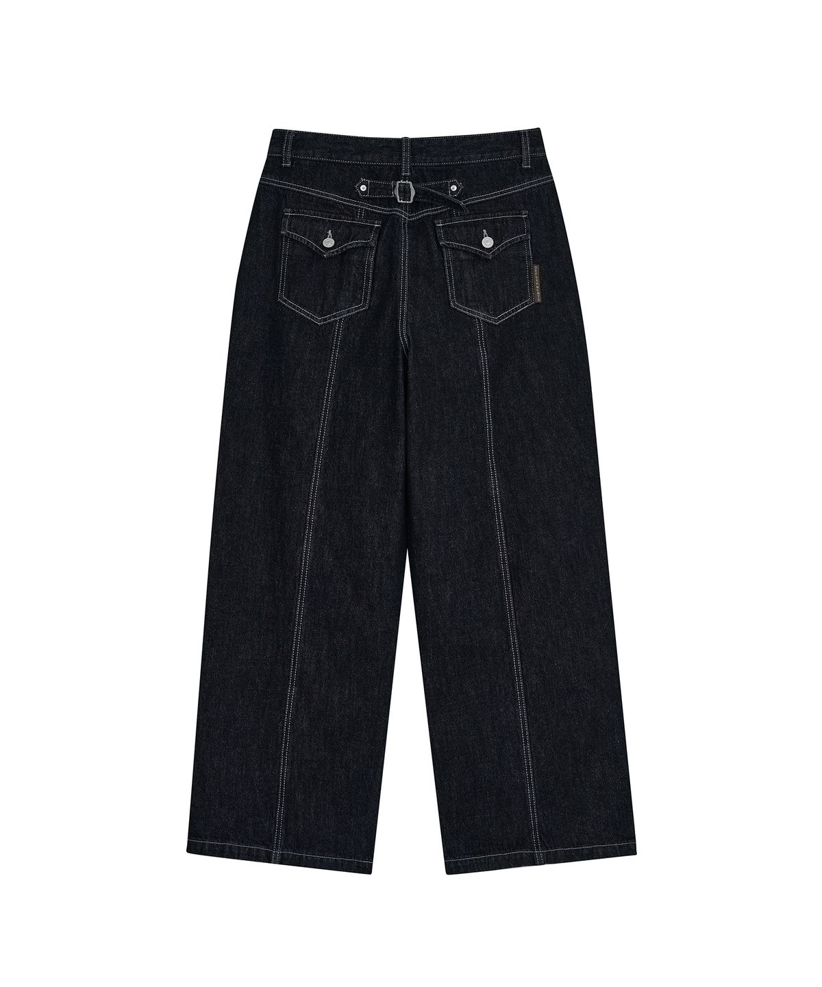 데프가먼츠(DEFGARMENTS) INDIGO BUCKLE PANTS [INDIGO]