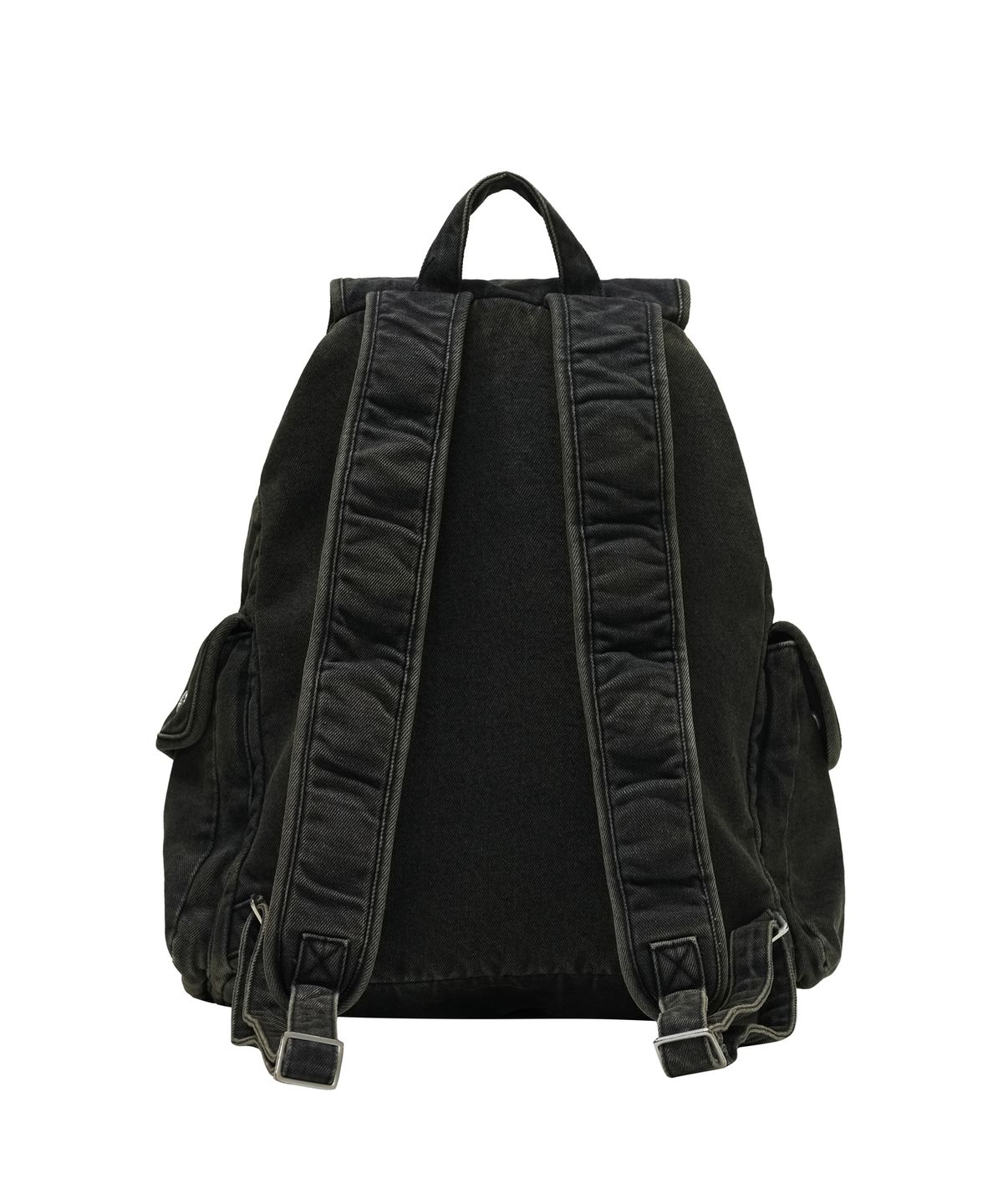데프가먼츠(DEFGARMENTS) NEEDLE DENIM BAG PACK [BLACK DENIM]