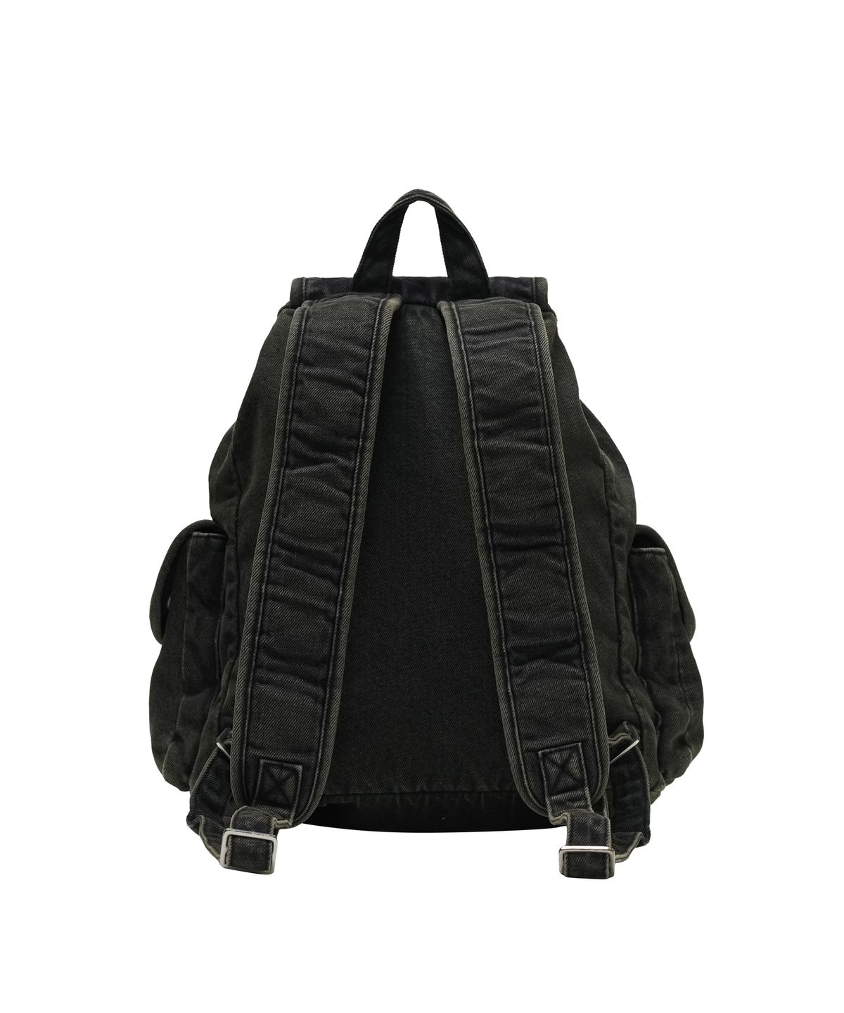 데프가먼츠(DEFGARMENTS) NEEDLE DENIM BAG PACK [BLACK DENIM]