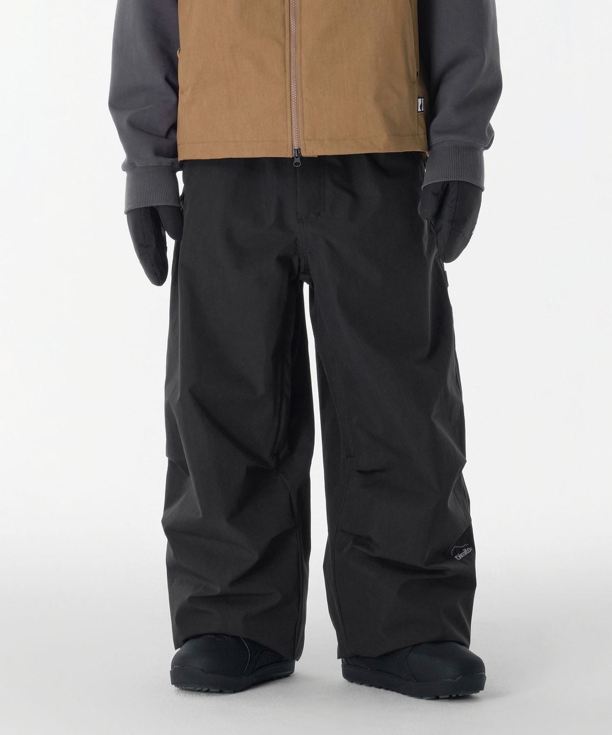 디미토(DIMITO) CARPENTER WIDE PANTS (WIDE FIT LV.1) FADE BLACK