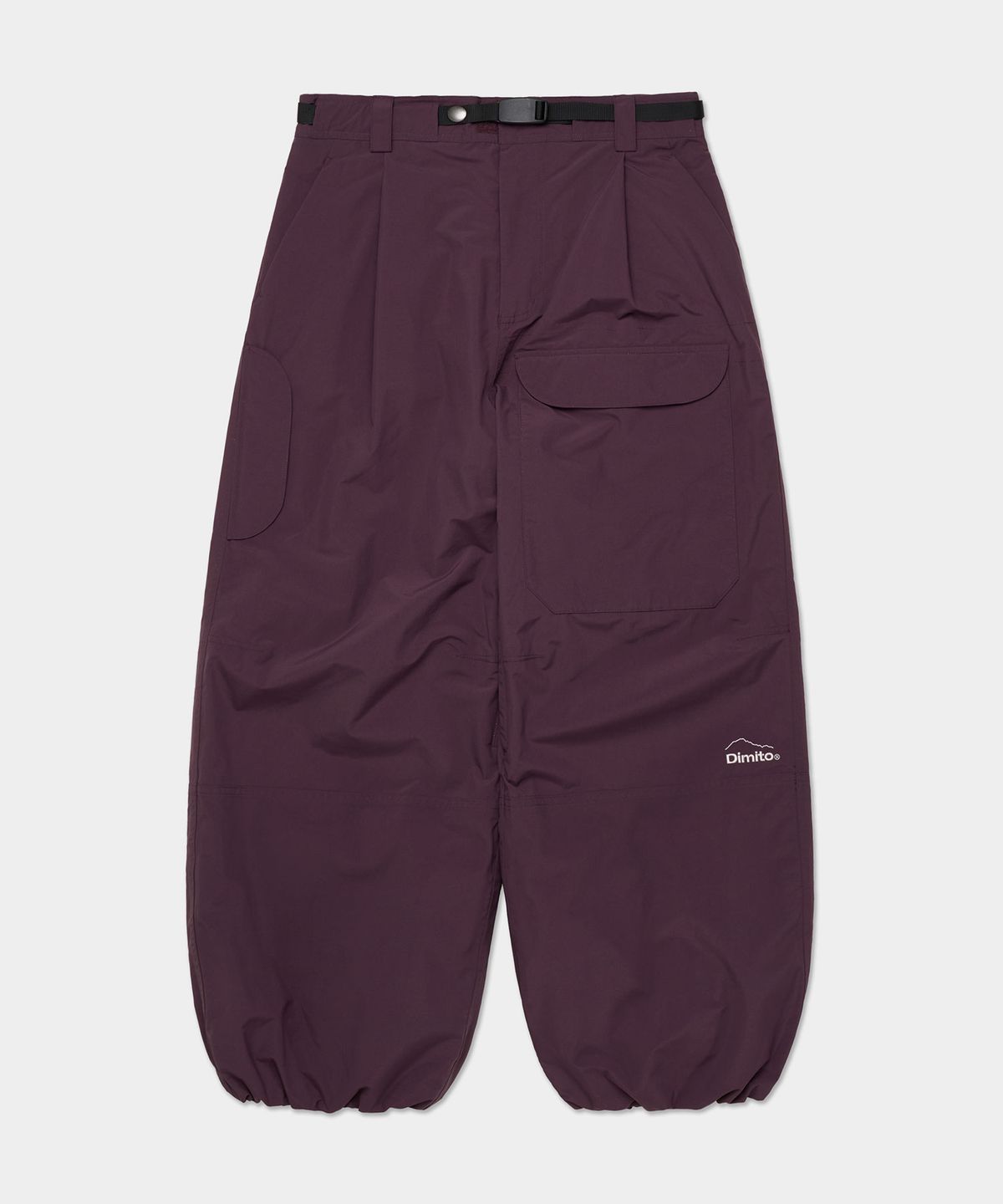 디미토(DIMITO) DECK WIDE BANDED PANTS (WIDE FIT LV.2) WINE