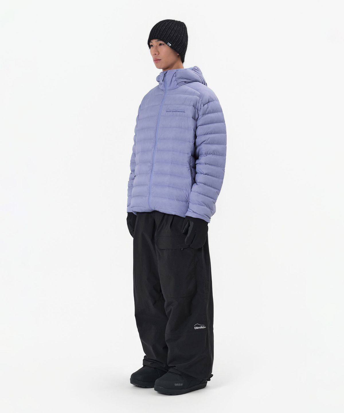 디미토(DIMITO) DECK WIDE BANDED PANTS (WIDE FIT LV.2) BLACK