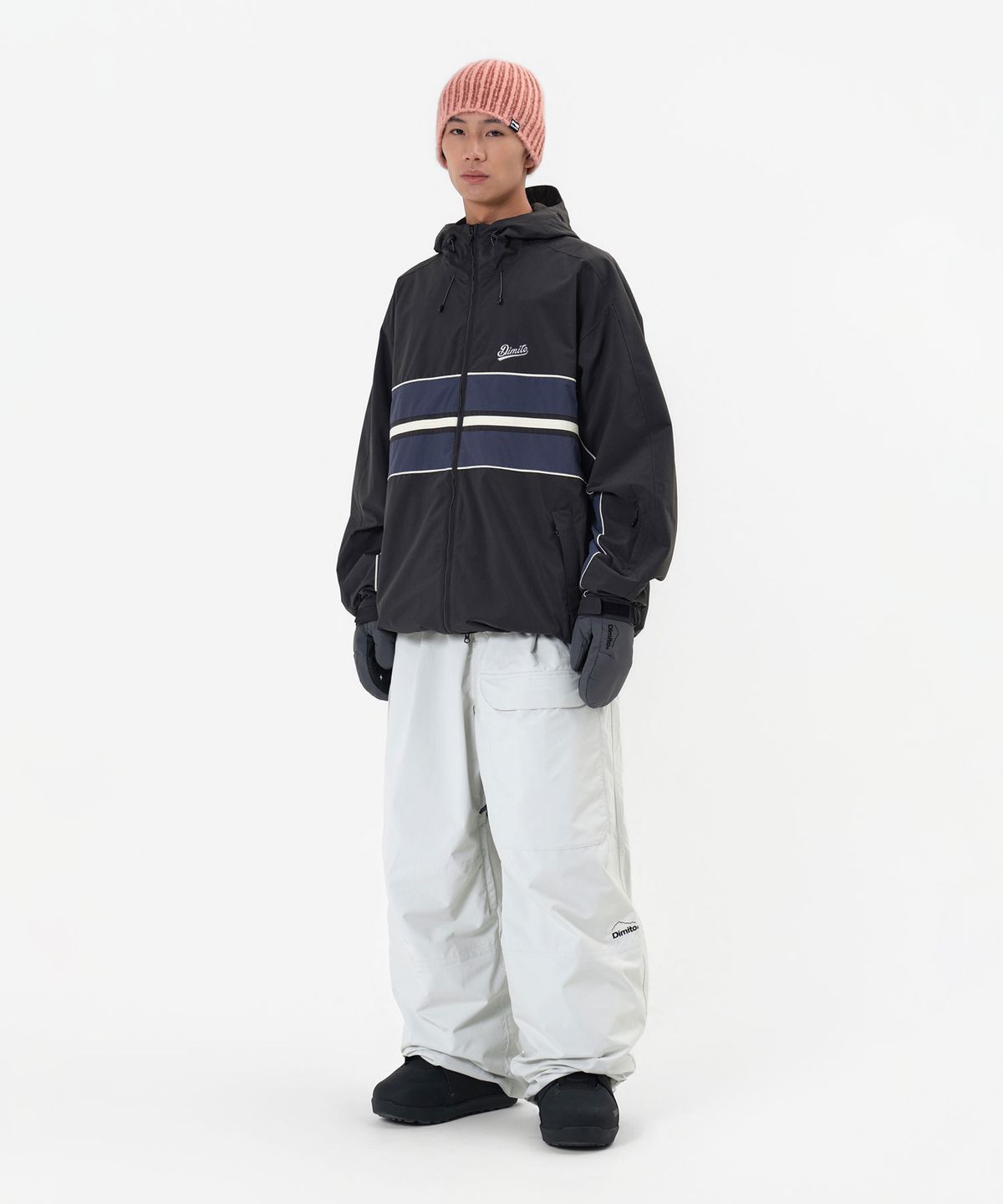 디미토(DIMITO) DECK WIDE BANDED PANTS (WIDE FIT LV.2) WHITE