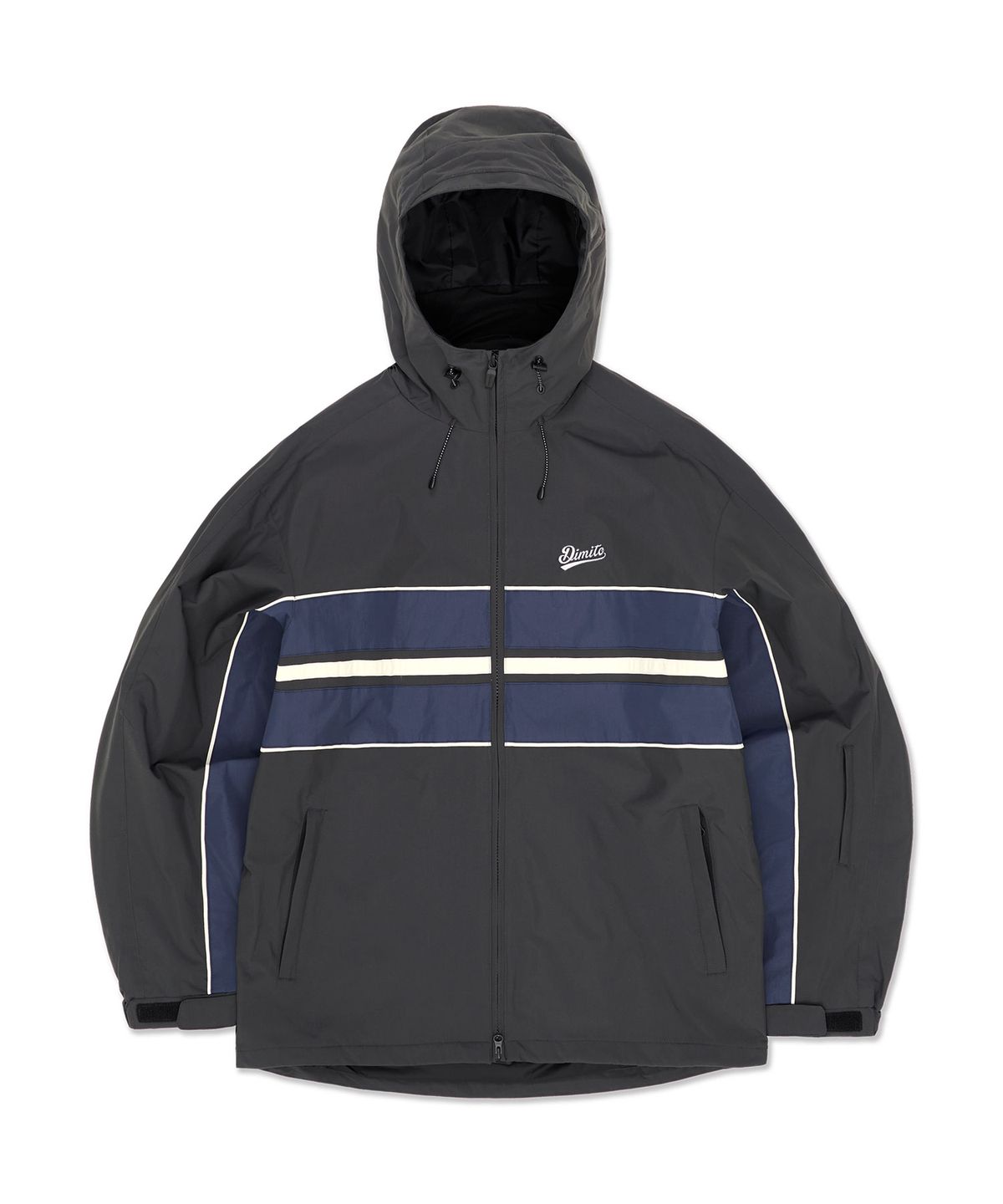 디미토(DIMITO) LINE WIND JACKET DEEP GREY