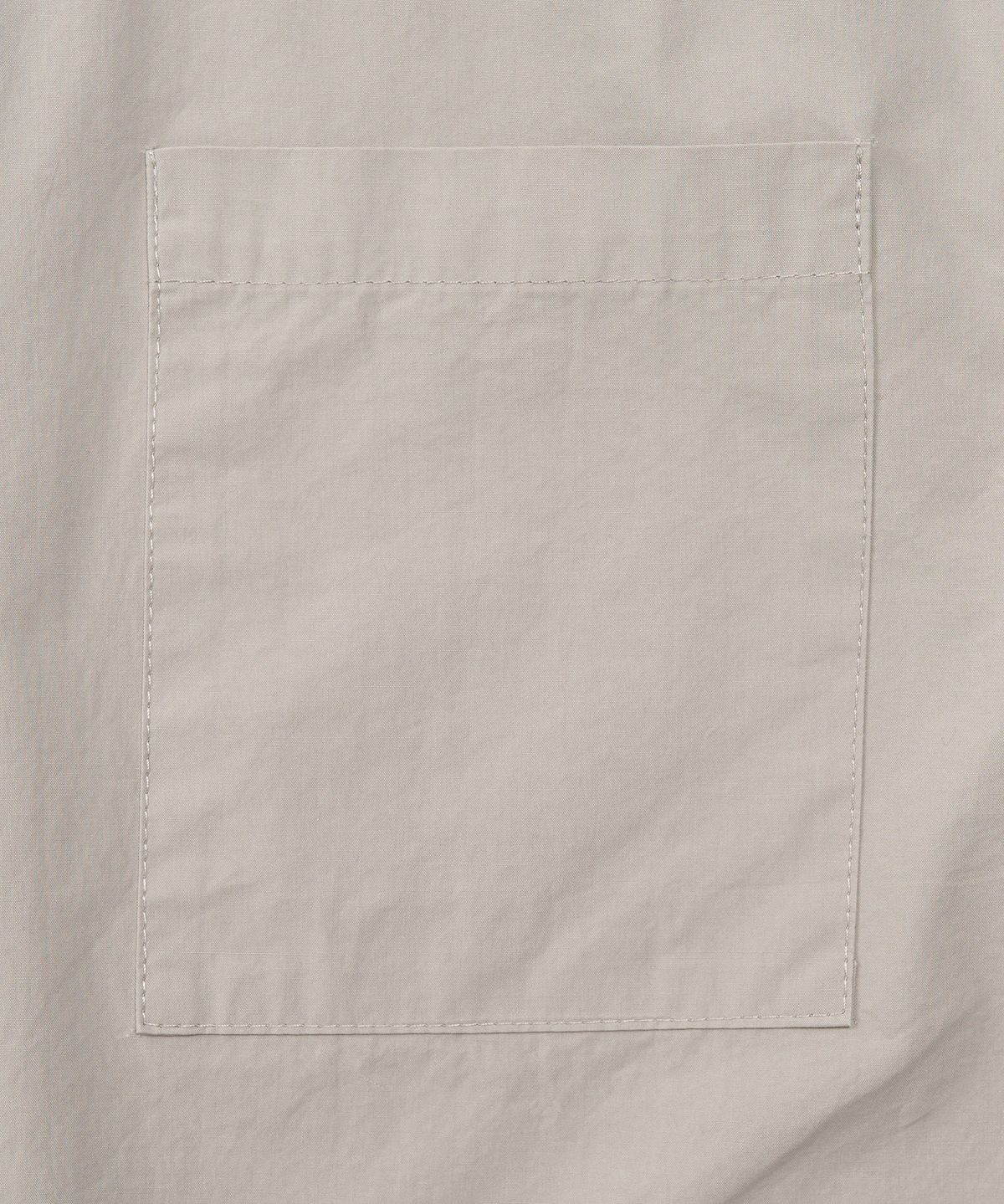 토피(TOFFEE) 포켓 크롭 셔츠 (LIGHT GREY)