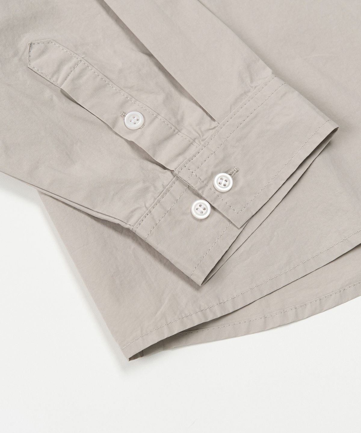 토피(TOFFEE) 포켓 크롭 셔츠 (LIGHT GREY)