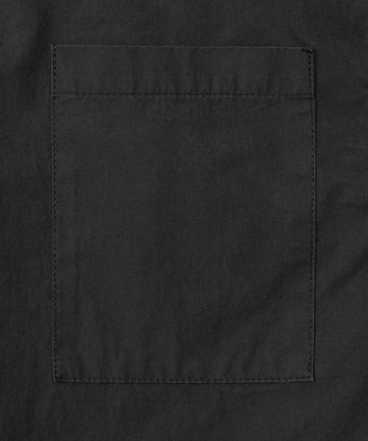 토피(TOFFEE) 포켓 크롭 셔츠 (BLACK)