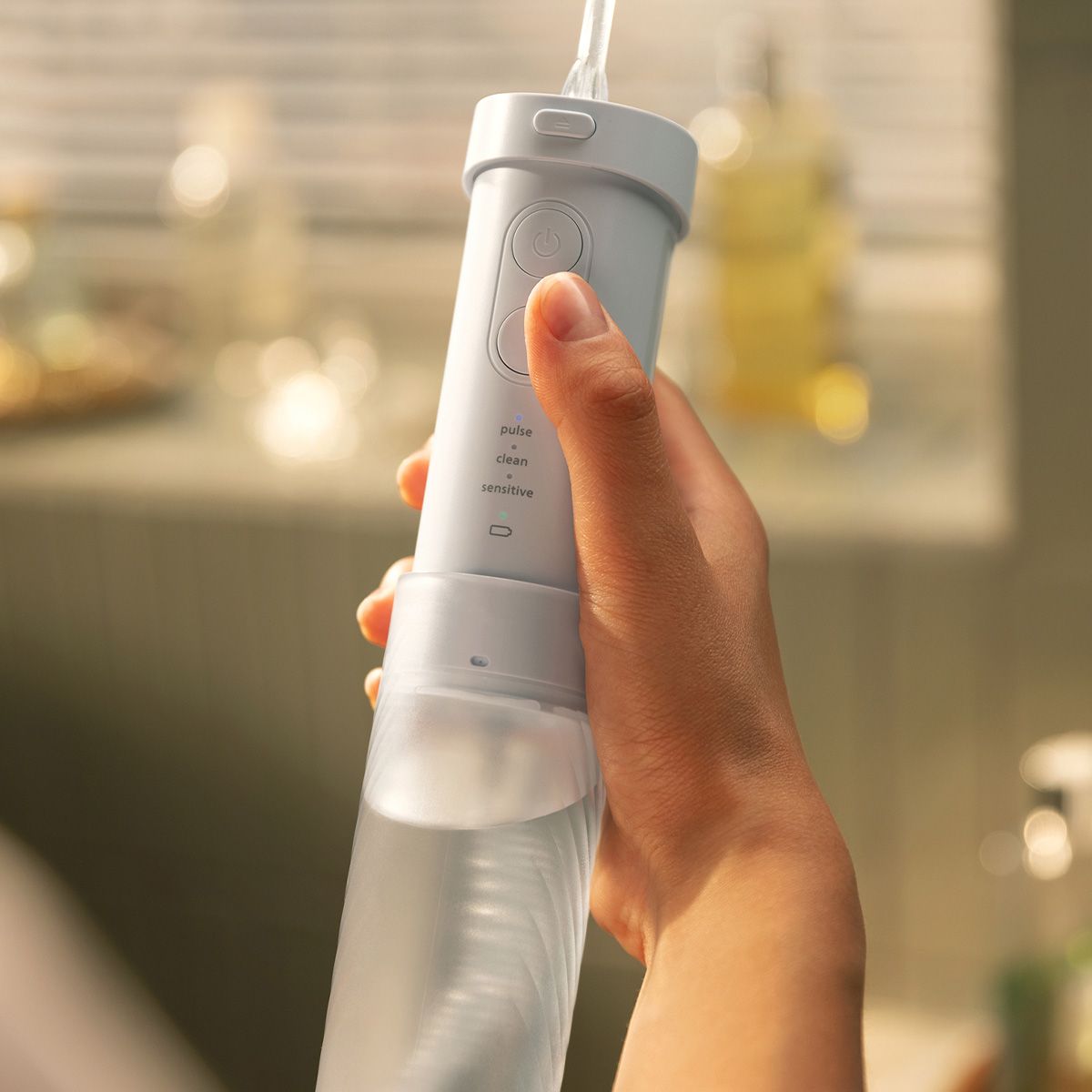 소닉케어(SONICARE) 콤팩트 플로서 1000 블루 HX3333/24