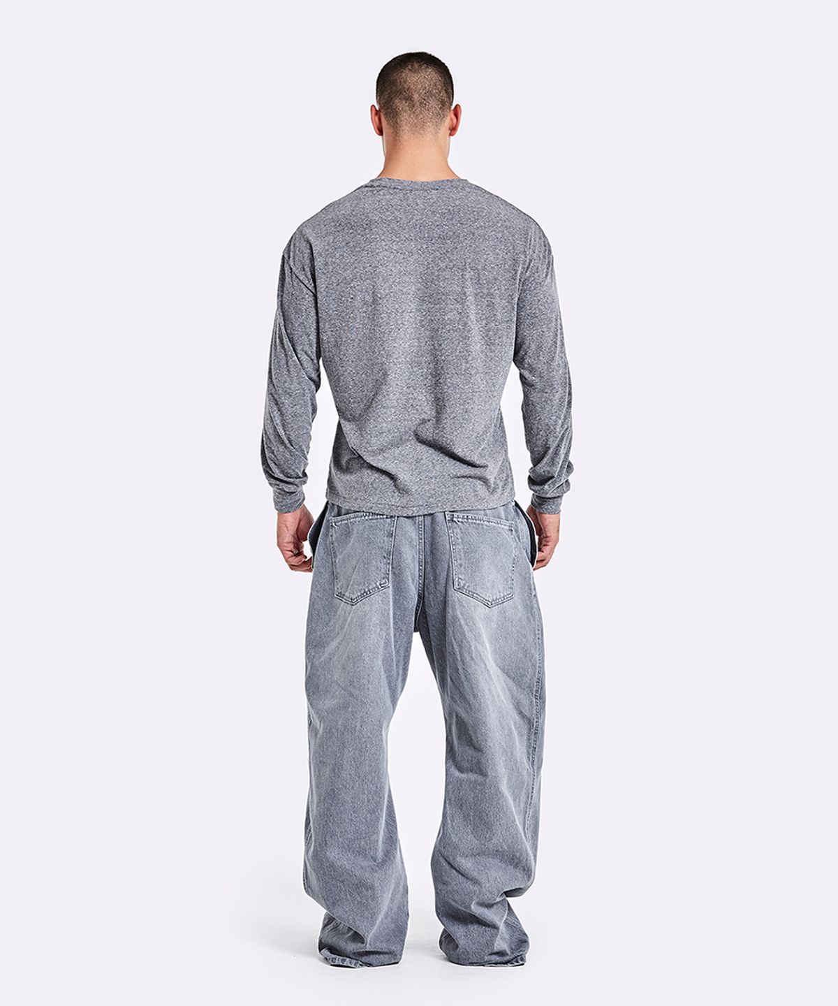 51퍼센트(51PERCENT) Slub Longsleeve - Grey