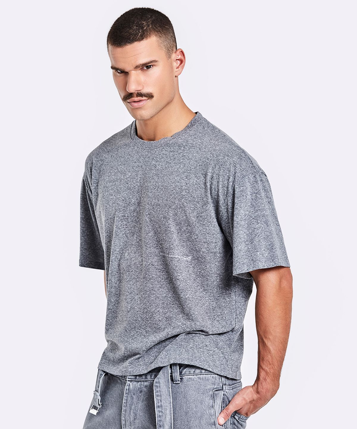 51퍼센트(51PERCENT) Slub T-Shirt - Grey